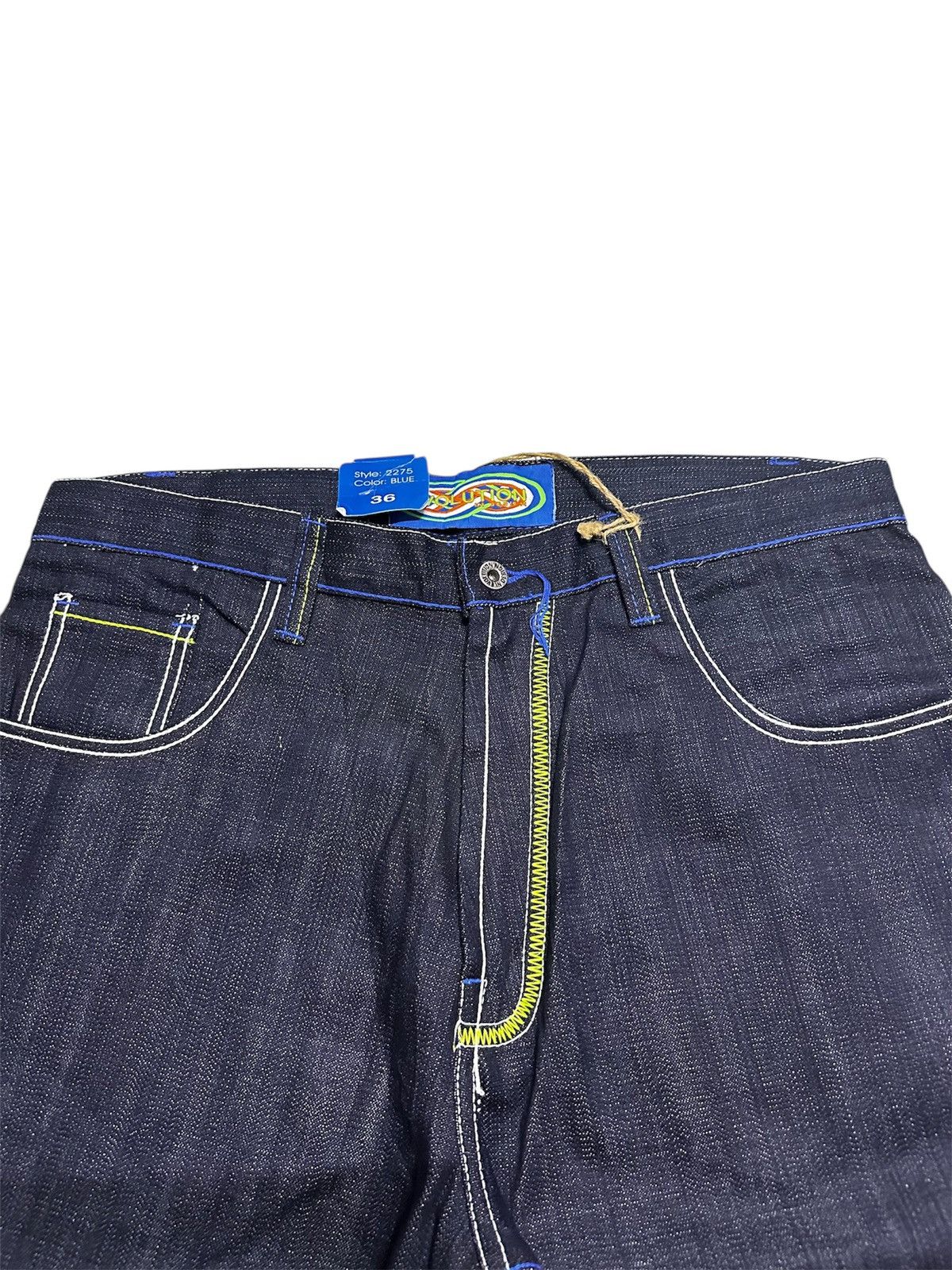 GOA 2000 Deadstock Evolution Design Jorts Y2K Jnco Goa Lgb Style Size US 36 / EU 52 - 5 Thumbnail