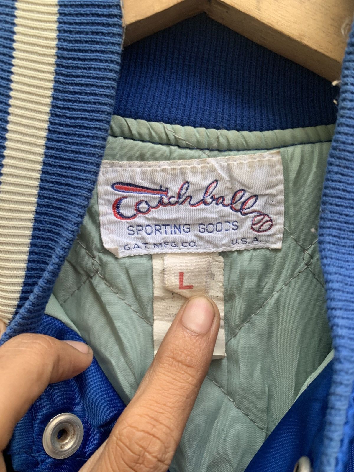 MLB Vintage LA DODGERS by Catchball Satin Jacket Size US L / EU 52-54 / 3 - 7 Thumbnail