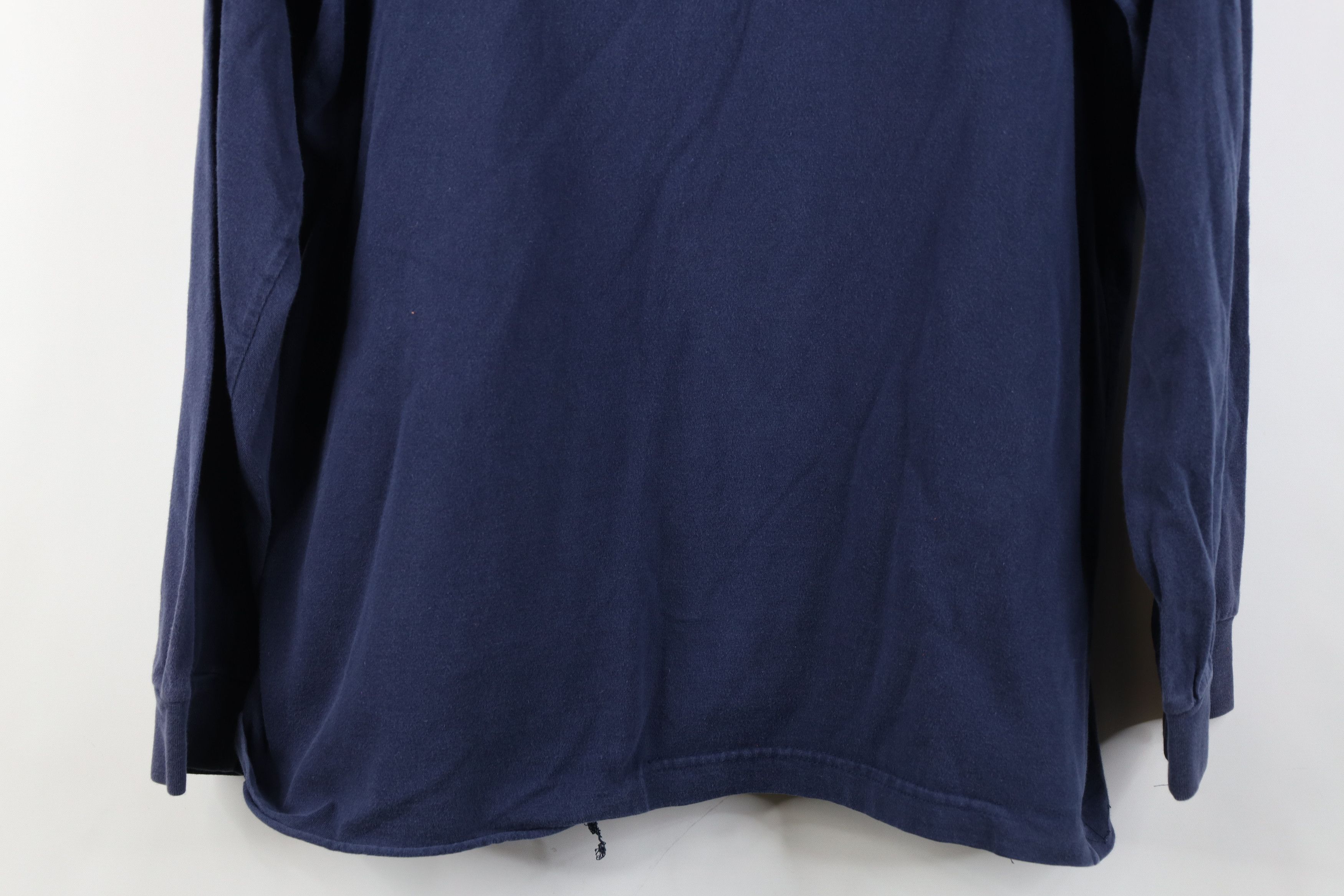 Vintage Vintage 90s University of Michigan Long Sleeve T-Shirt Blue Size XL / US 12-14 / IT 48-50 - 3 Thumbnail