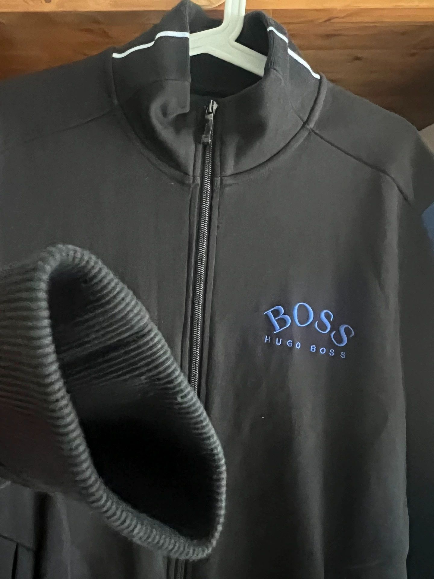 Hugo Boss Boss Authentic Black Cotton Jacket Size S Size US S / EU 44-46 / 1 - 4 Thumbnail