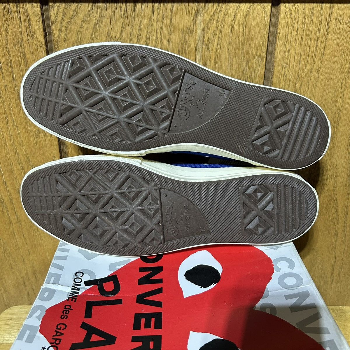 Comme des Garcons PLAY × Converse Converse Chuck Taylor Low x CDG Comme Des Garcons Sz 10 NEW Size US 10 / EU 43 - 10 Thumbnail
