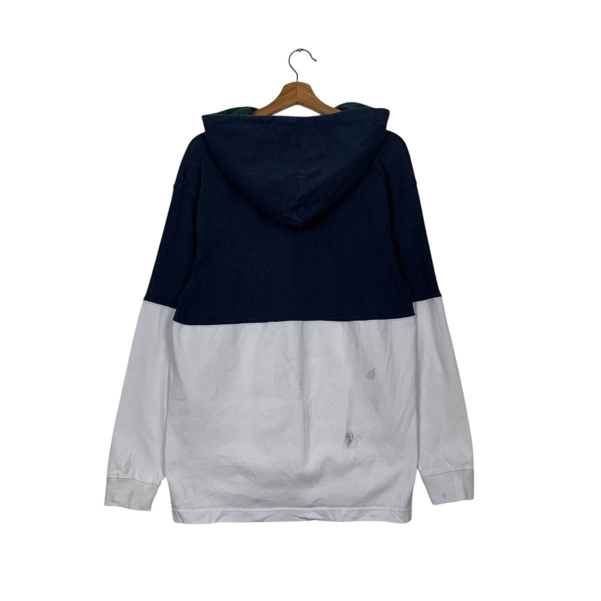 Champion CHAMPION Center Logo Half Button Pullover Hoodie #2429-C109 Size US M / EU 48-50 / 2 - 7 Thumbnail
