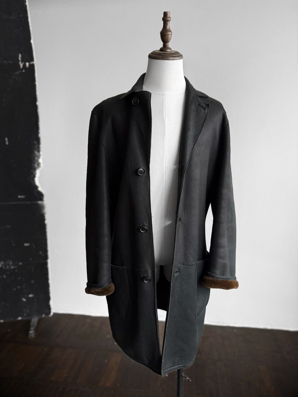 Baldessarini Baldessarini Everest Spanish Lamb Leather Shearling Coat Size US L / EU 52-54 / 3 - 2 Thumbnail