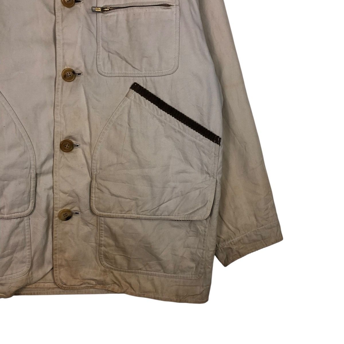 Japanese Brand 🔥VINTAGE CHORE JACKET BASSETT WALKER BLANKET ISSEY MIYAKE Size US M / EU 48-50 / 2 - 8 Thumbnail