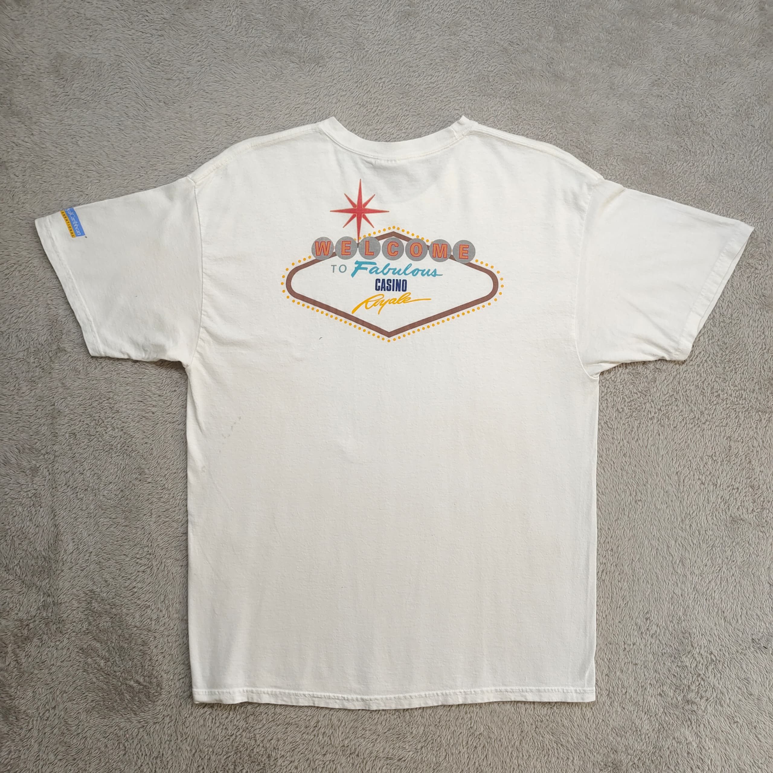 Vintage Vintage Royal Caribbean Casino T-Shirt, Hanes Size US L / EU 52-54 / 3 - 1 Thumbnail