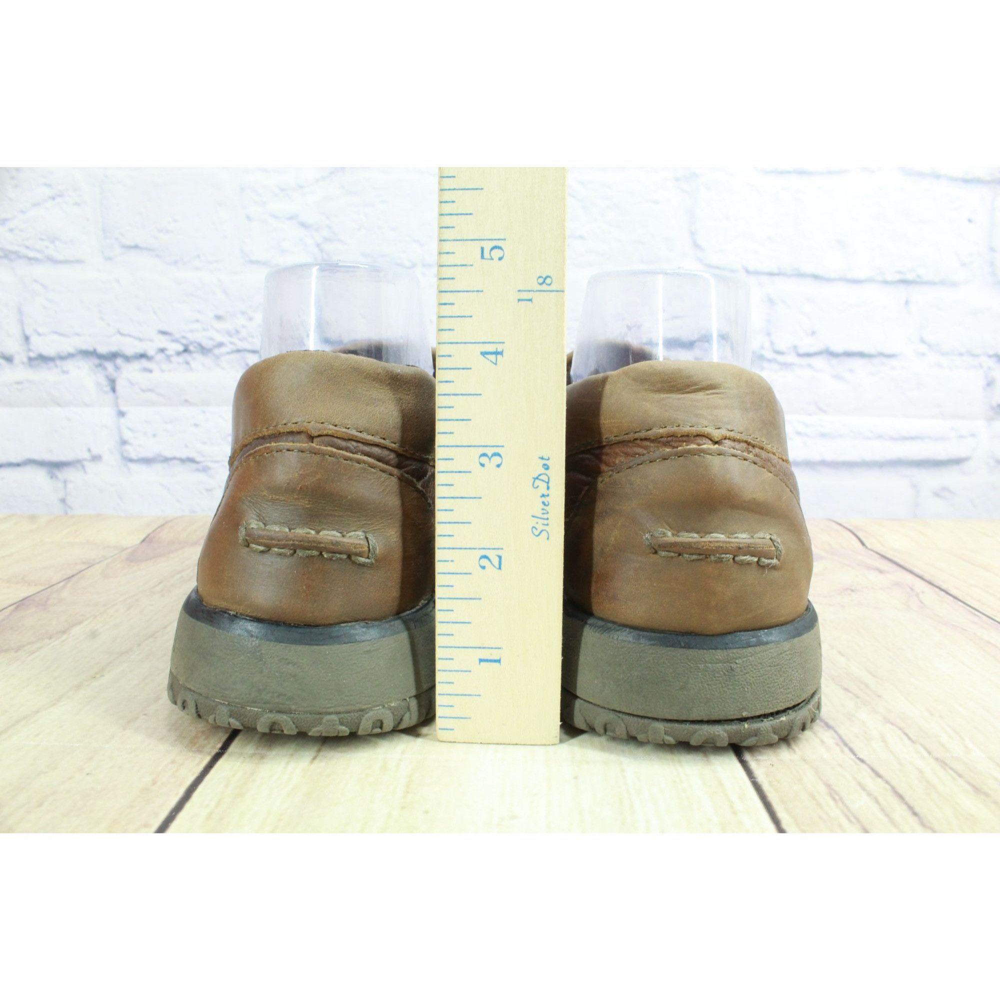 L.L. Bean LL Bean Men’s Brown Shearling Moccasin Slippers Size 10 Size US 10 / EU 43 - 5 Thumbnail