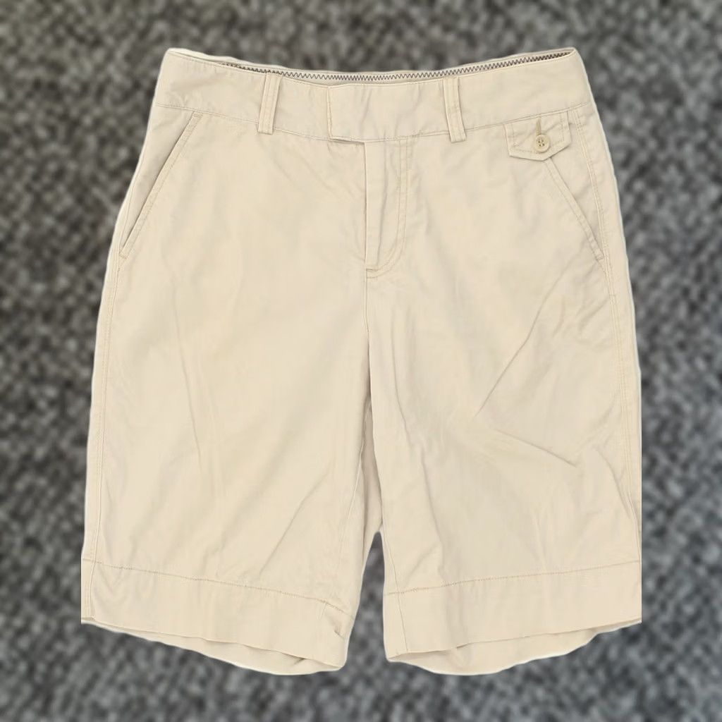 Dockers DOCKERS Womens Chino Shorts US 8 Medium W30 Beige Cotton Size 32" / US 10 / IT 46 - 1 Thumbnail