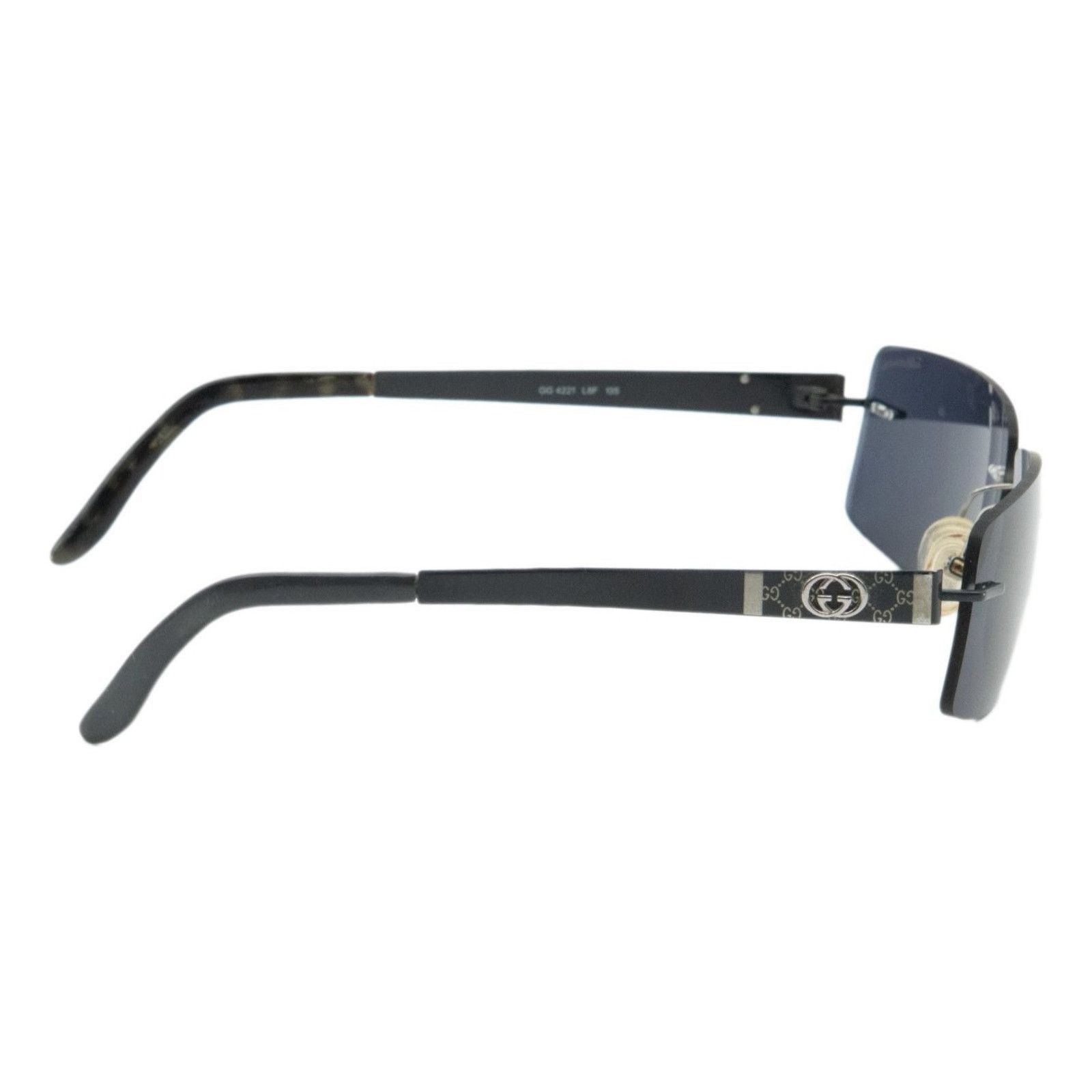 Gucci Vintage Gucci GG Rectangular Titanium Rimless Sunglasses Size ONE SIZE - 3 Thumbnail
