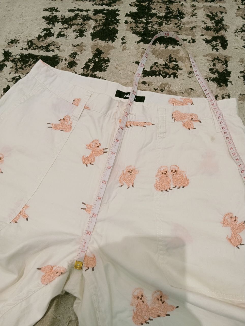 Issey Miyake VINTAGE NE-NET ISSEY MIYAKE EMBROIDERY PANTS Size US 31 - 12 Thumbnail
