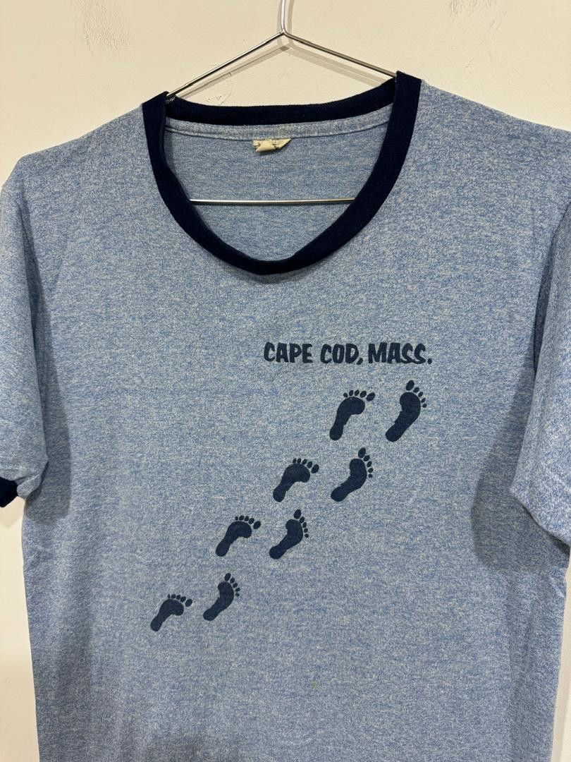 Vintage Vintage 80s Cape Cod Mass. Screen Stars Tee Size US S / EU 44-46 / 1 - 2 Thumbnail