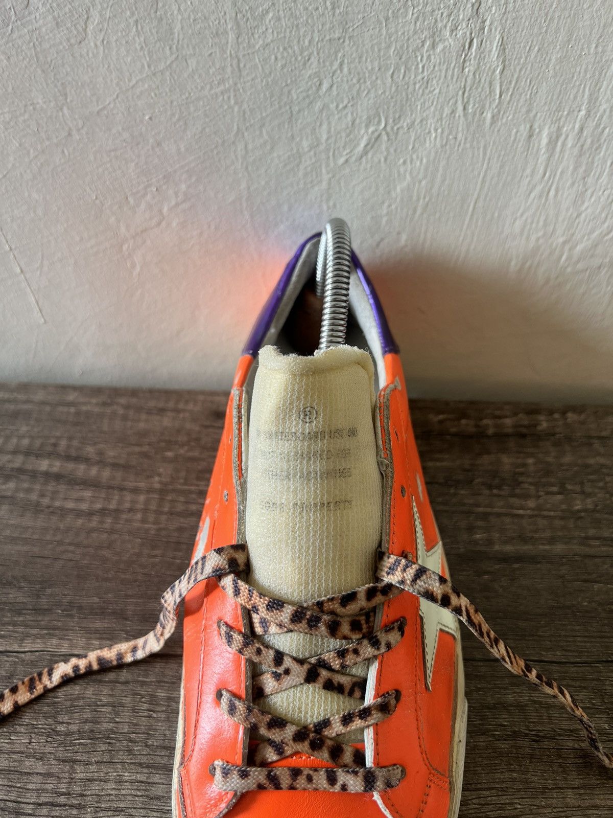 Golden Goose RARE NEON ORANGE GOLDEN GOOSE SUPER STAR SNEAKERS Size US 6.5 / EU 39-40 - 10 Thumbnail