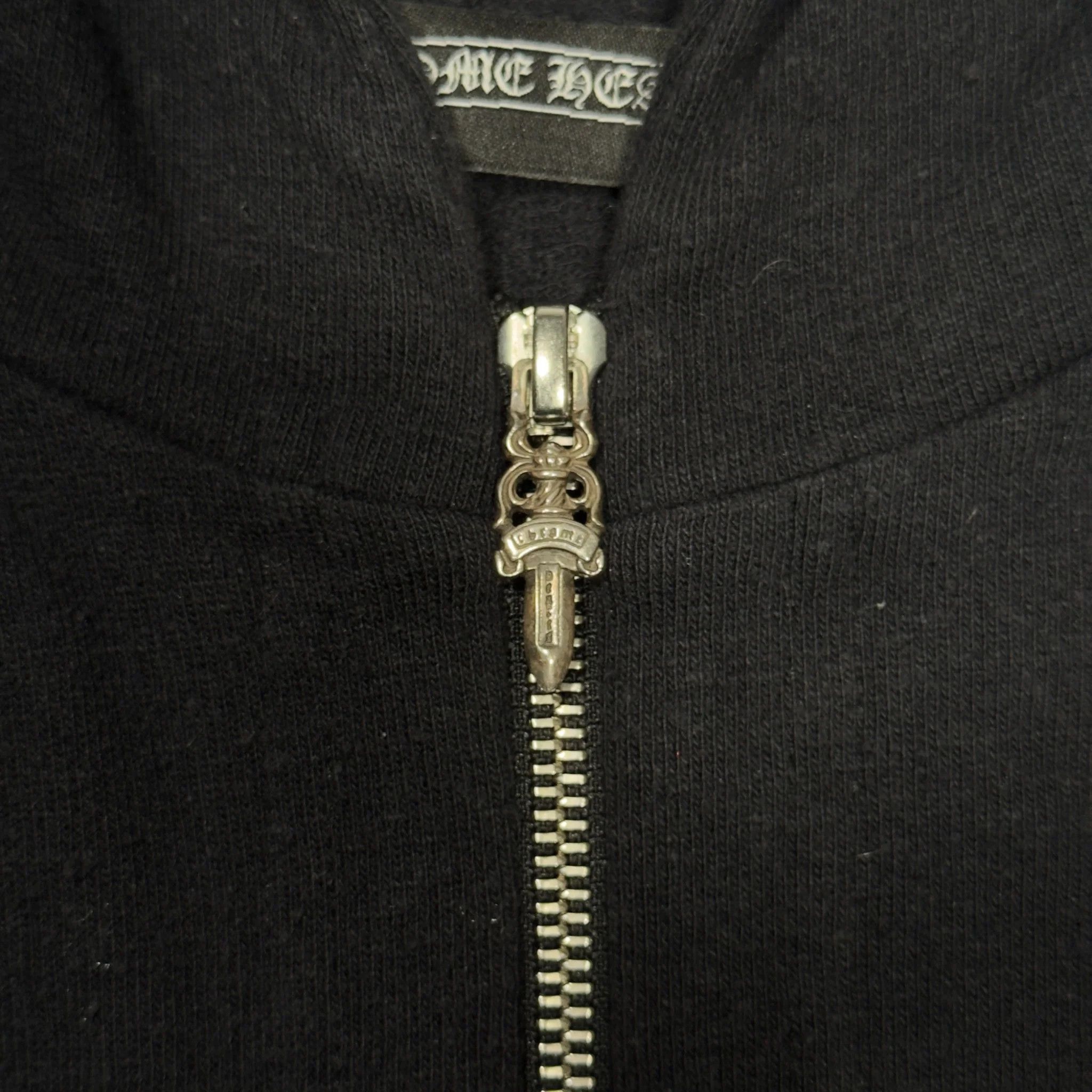 Chrome Hearts Vintage Cross Patch Half-Zip Hoodie Size US M / EU 48-50 / 2 - 3 Thumbnail