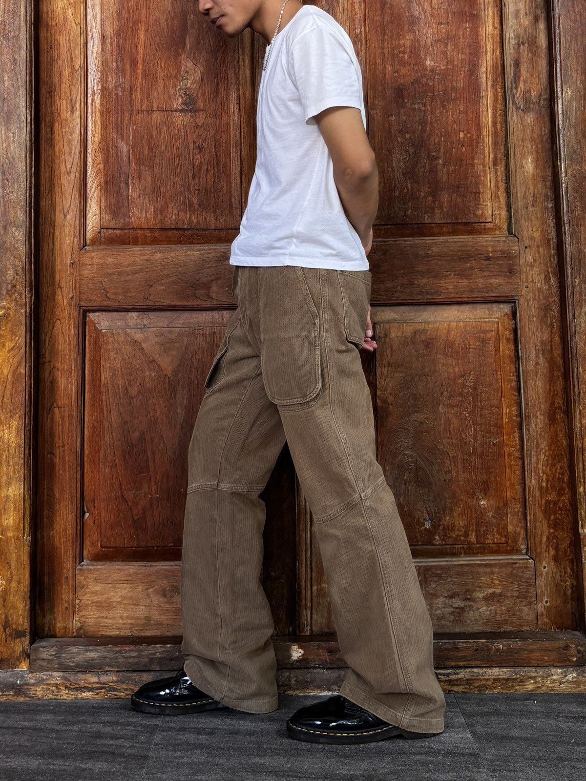 Just Cavalli FREE TAX! Thick Cotton Flared Pants Size US 31 - 13 Thumbnail