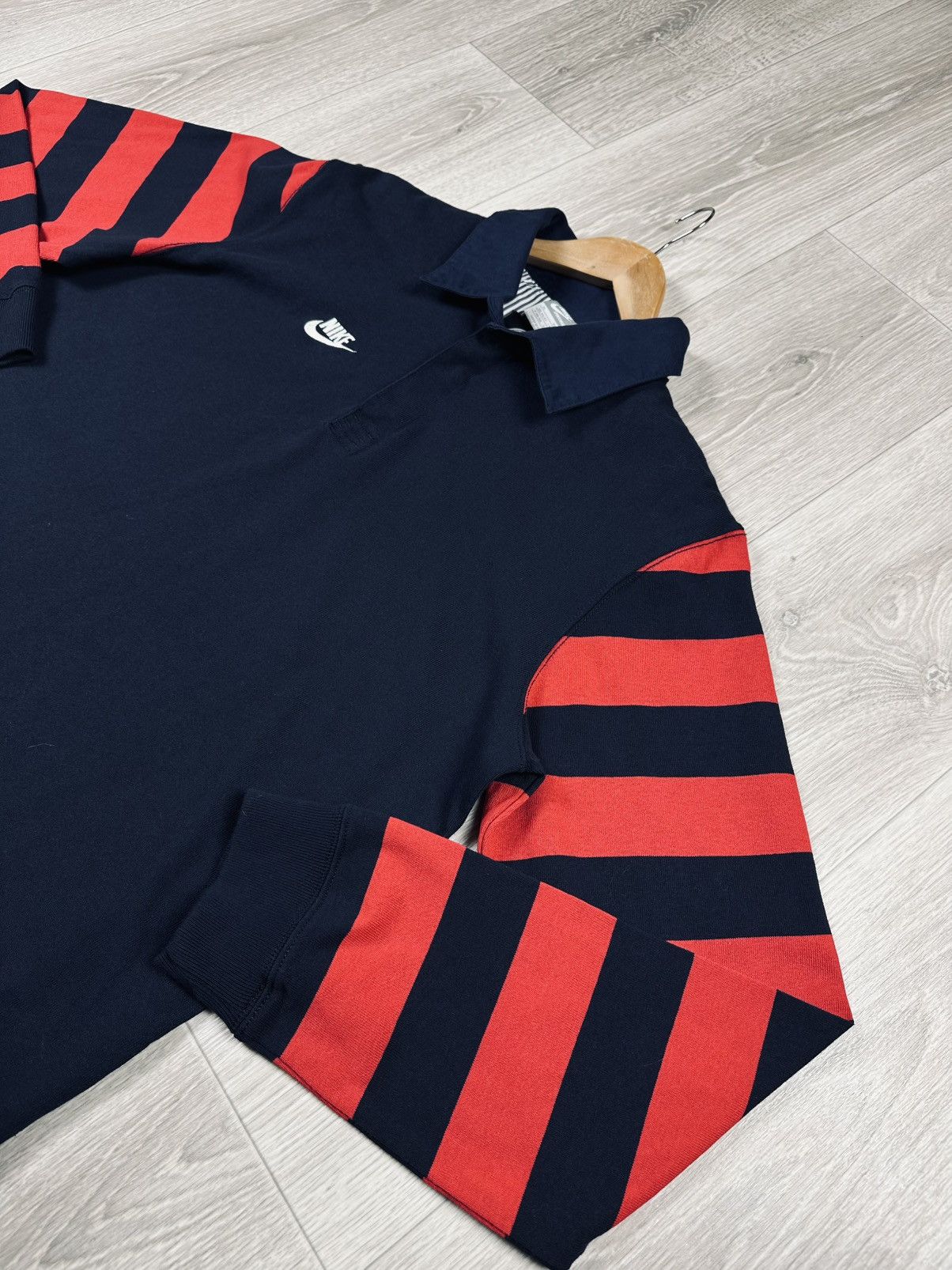 Vintage Vintage Nike Rugby Polo Sweatshirt Spell Oregon USA Y2K Size US XL / EU 56 / 4 - 4 Thumbnail
