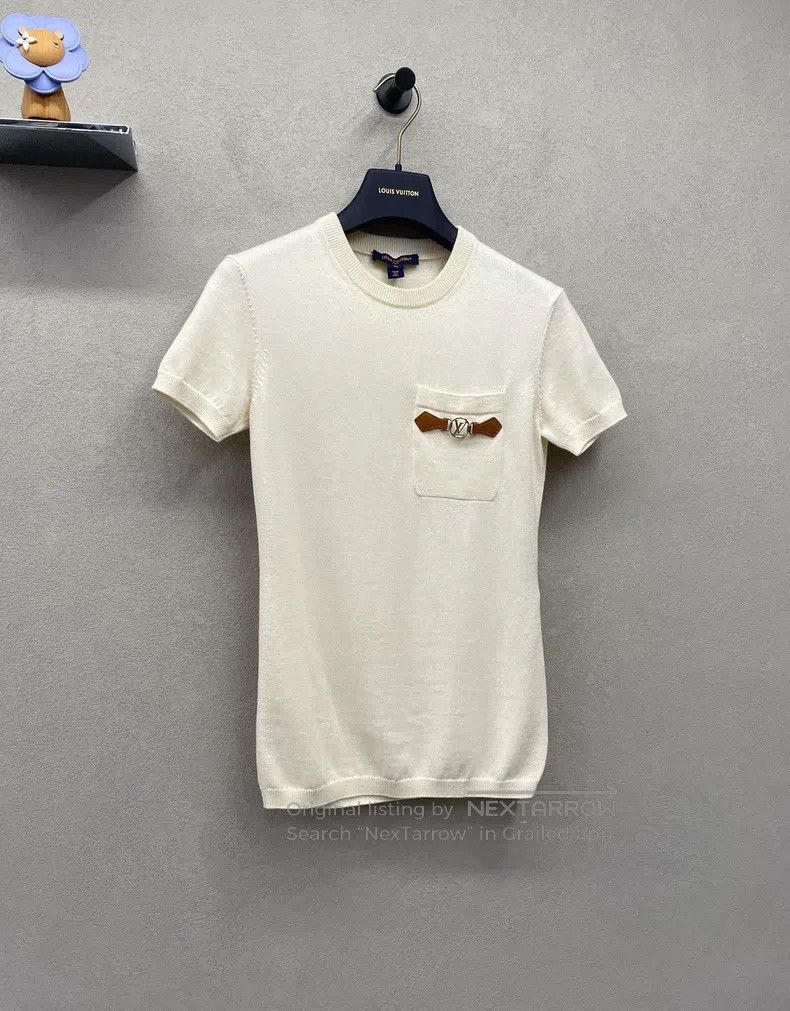 Louis Vuitton Louis Vuitton Spring/Summer 2024 Beige Cashmere Sweater Size XS / US 0-2 / IT 36-38 - 4 Thumbnail