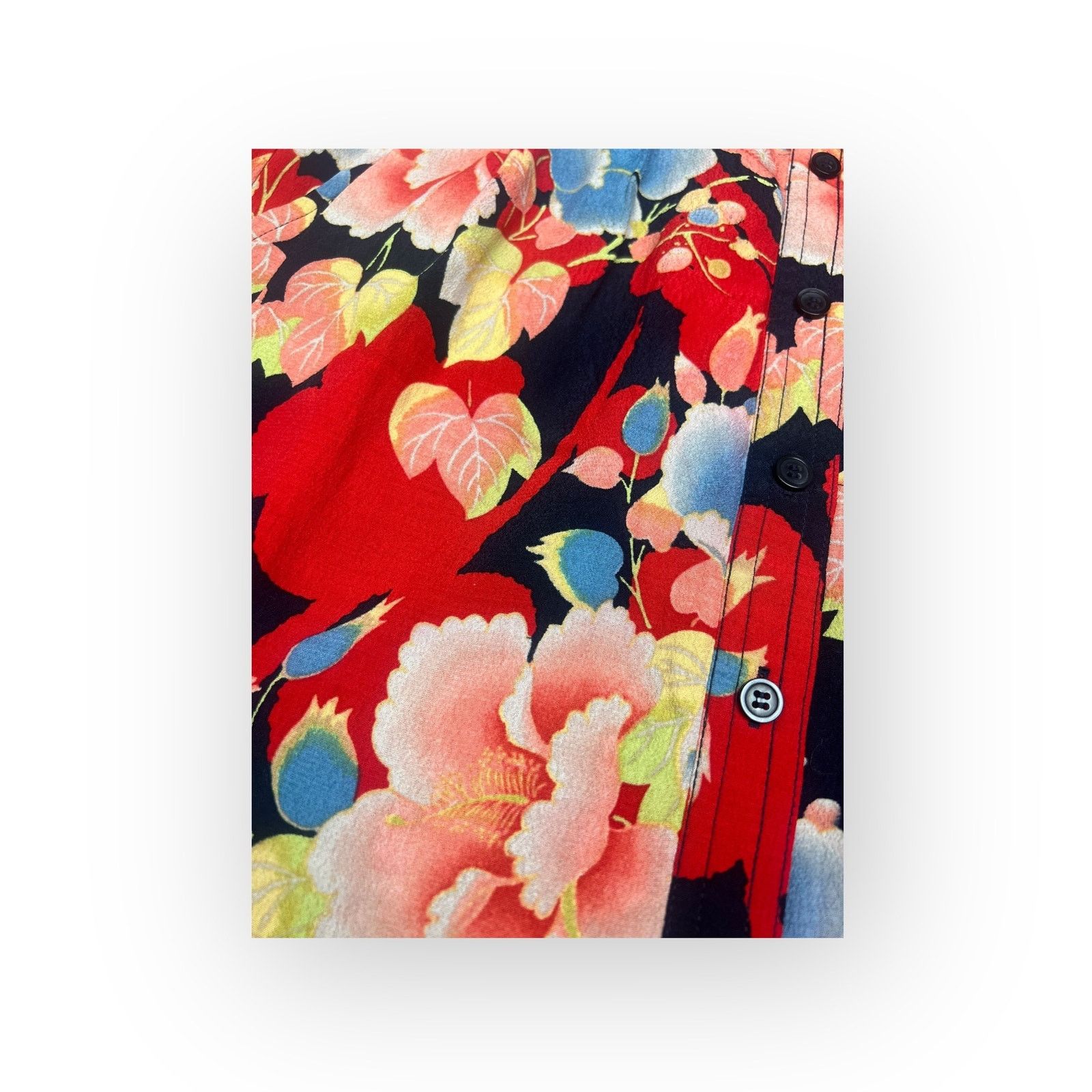 Loft Ann Taylor Loft Colorful Floral Tie-Waist Skirt Size Small Size 27" / US 4 / IT 40 - 5 Thumbnail