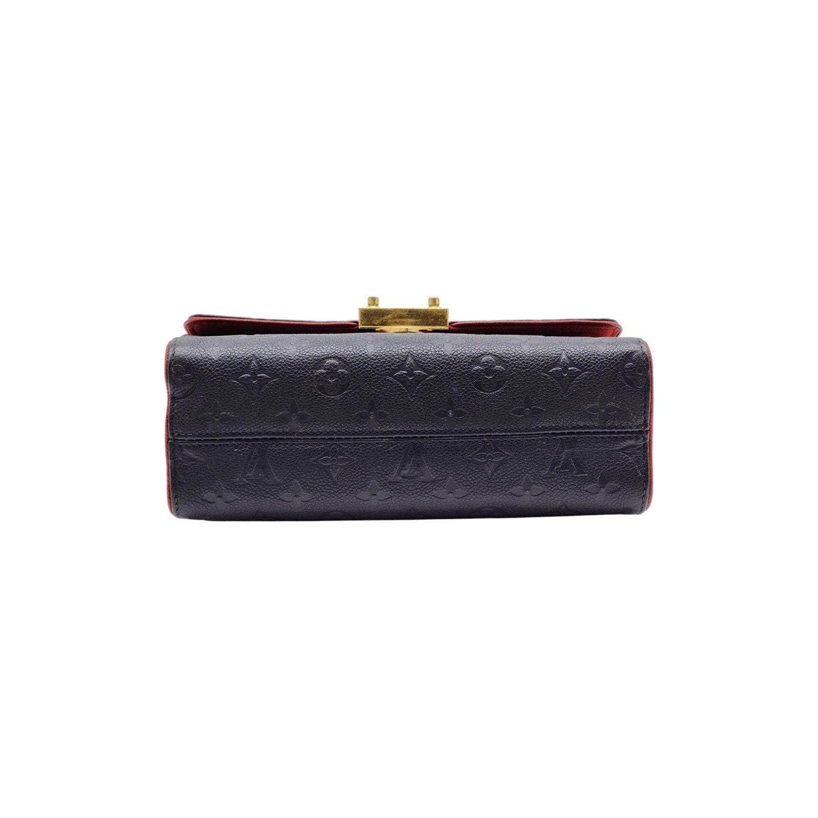 Saint Sulpice PM LV Empreinte Leather Crossbody Bag Blue GHW