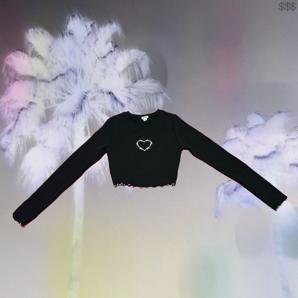 Garage × Vintage Garage Long Sleeve Crop Top Size XS / US 0-2 / IT 36-38 - 1 Thumbnail