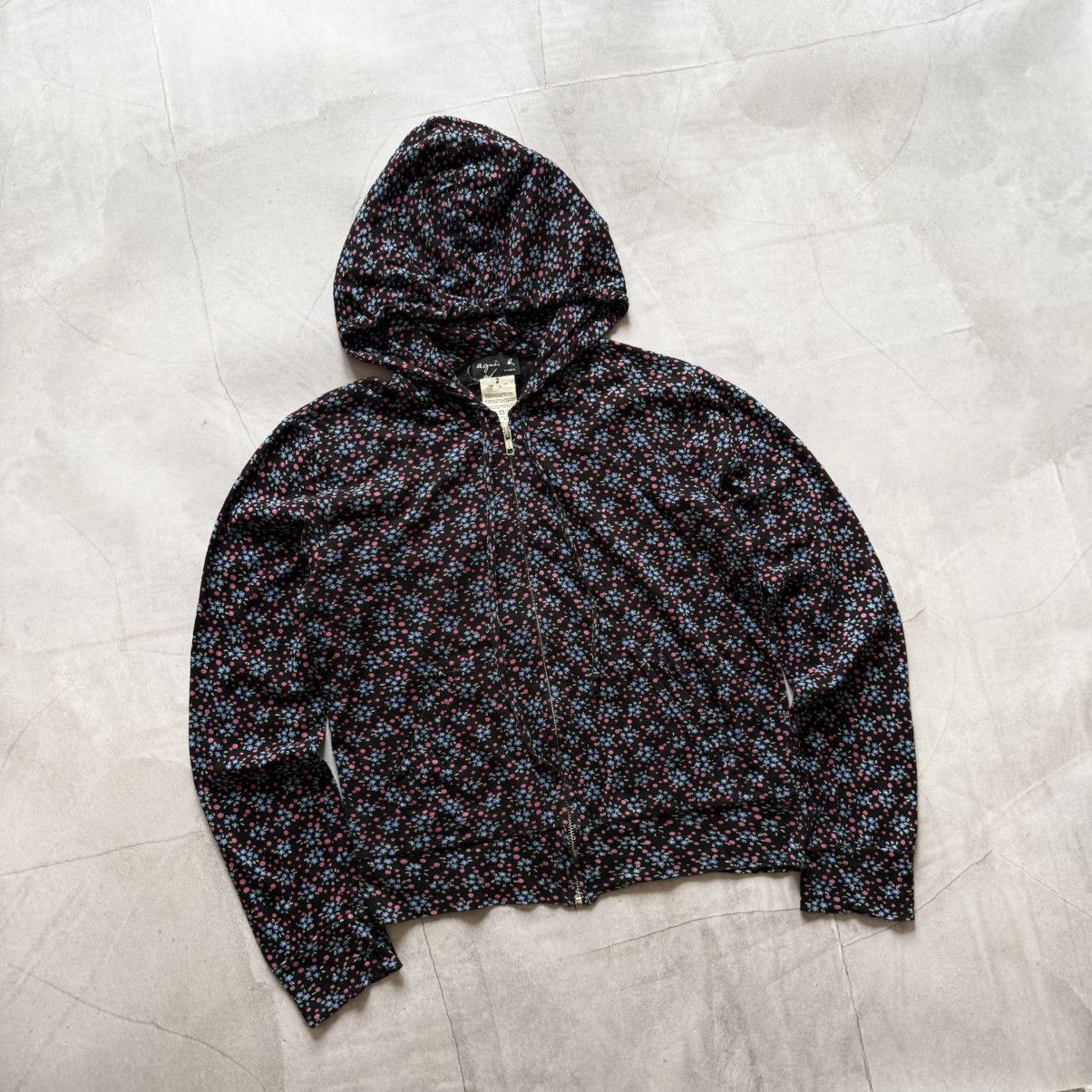 agnes b. Vintage Agnes B Zip Hoodie France Cop Copine Vibe Size M / US 6-8 / IT 42-44 - 1 Thumbnail