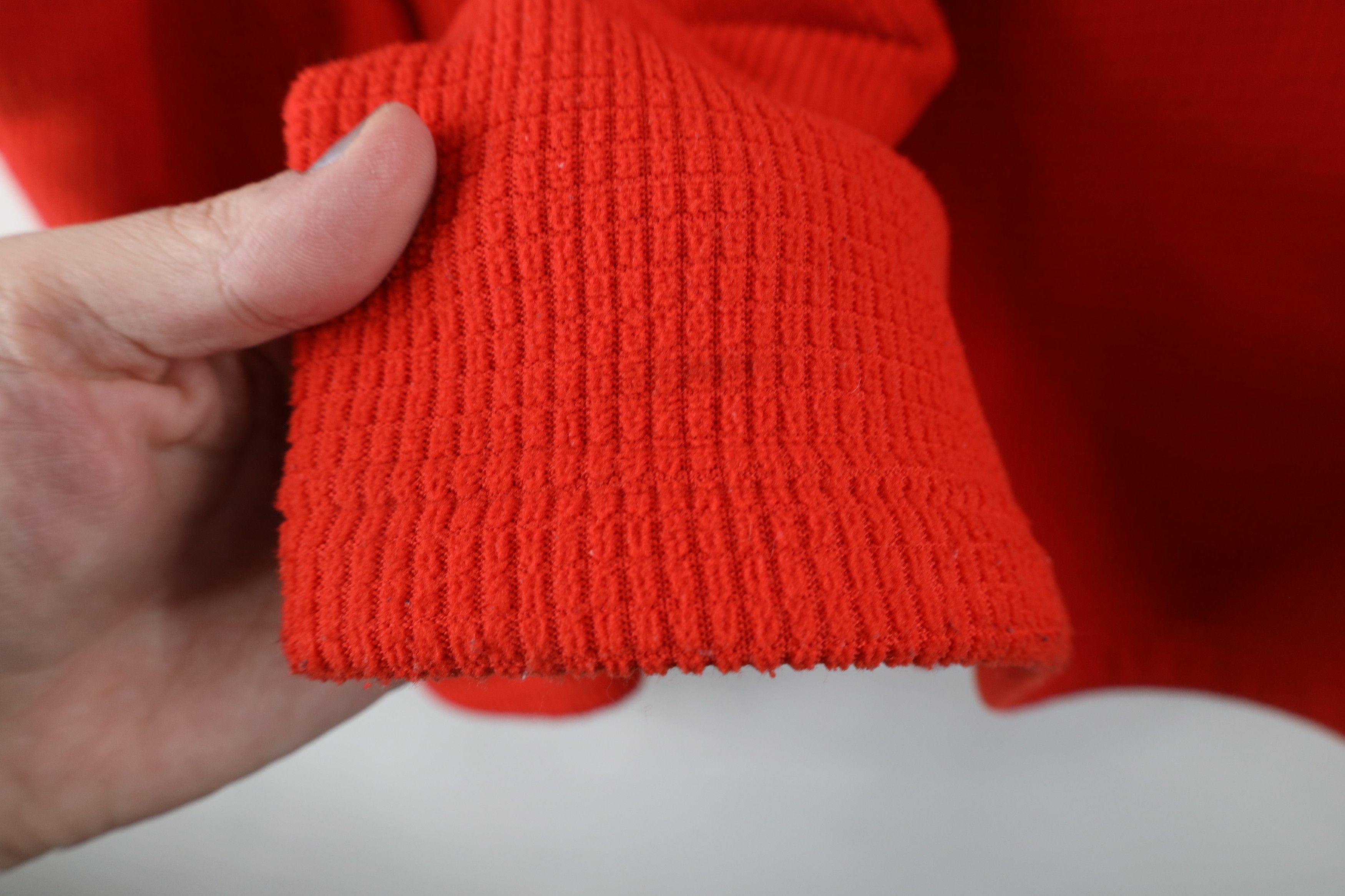 The North Face × Vintage Vintage The North Face Textured Half Zip Sweater Orange Size US XL / EU 56 / 4 - 8 Thumbnail