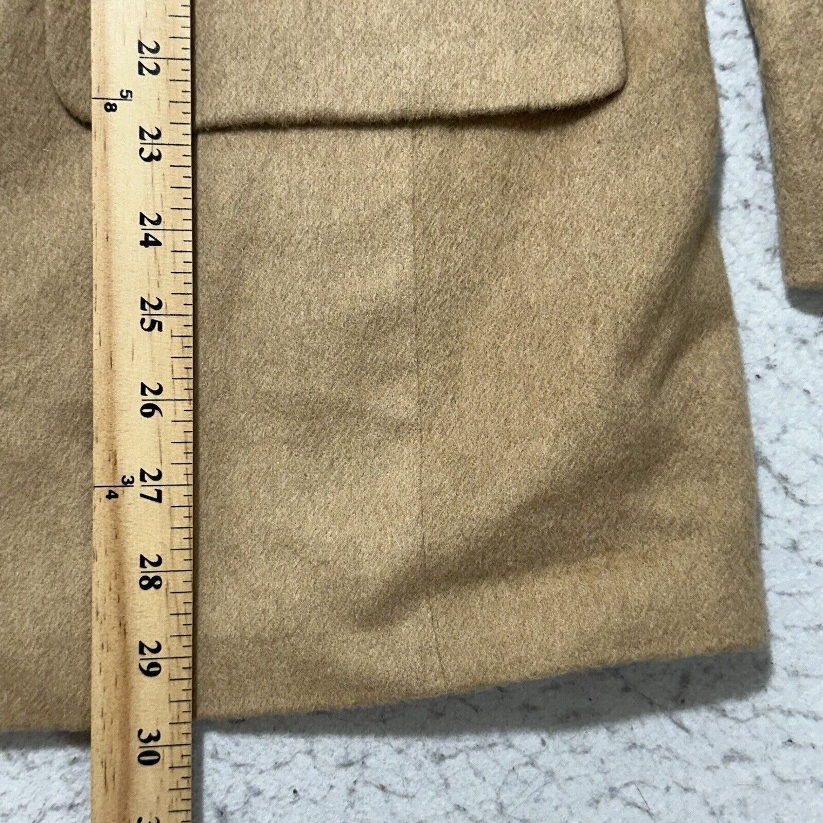 Other Christopher Hayes 42S 100% Camelhair Suit Jacket Beige Coat Size 42S - 13 Thumbnail
