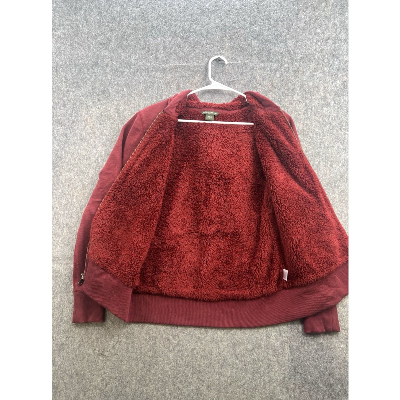 Eddie Bauer Eddie Bauer Men's Jacket Inner Fleece Red Full Zip Hoodie Size S Size US S / EU 44-46 / 1 - 4 Thumbnail
