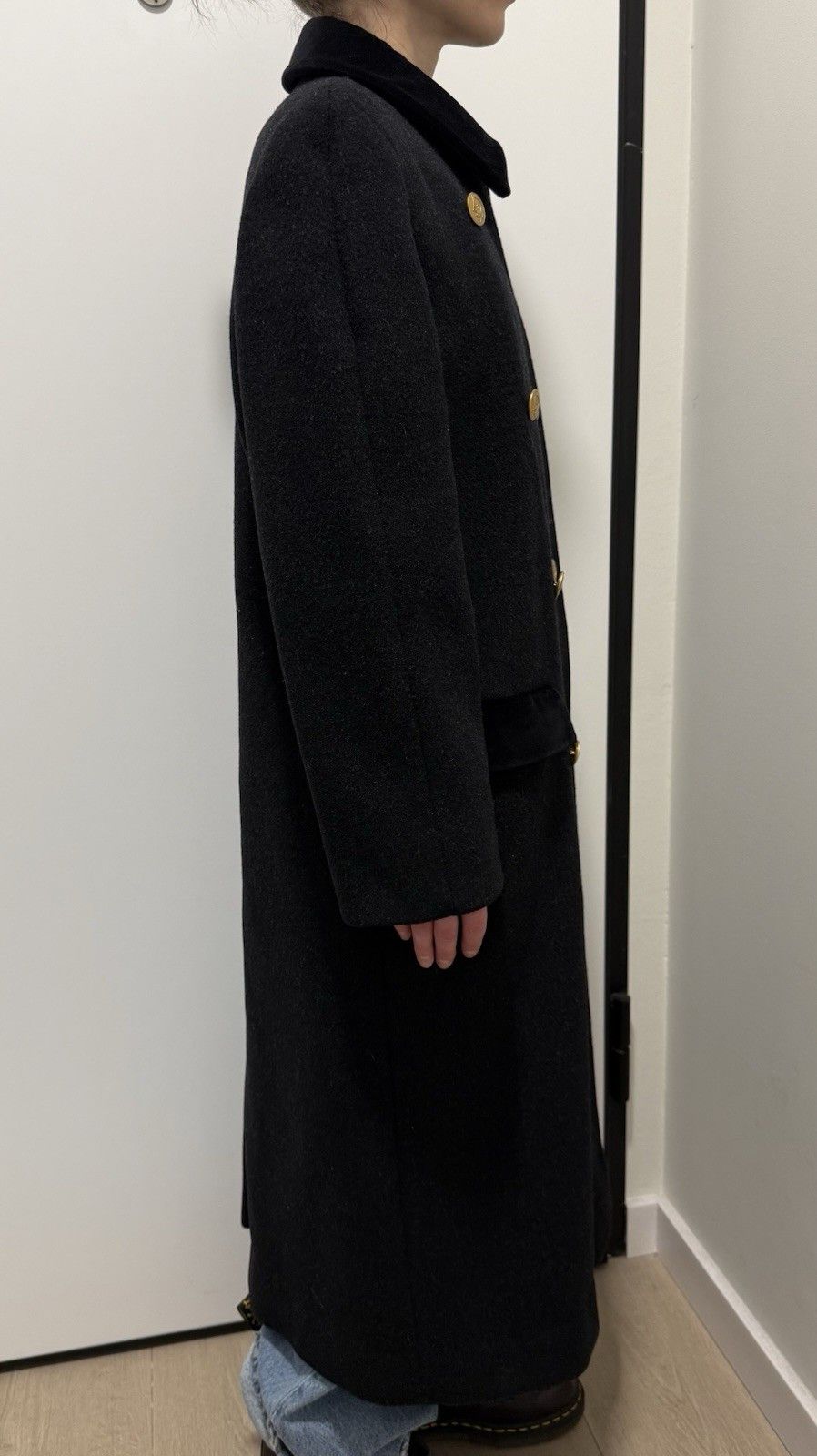 Dior Vintage Christian Dior Wool Womens Coat Double Breasted Size XL / US 12-14 / IT 48-50 - 5 Thumbnail