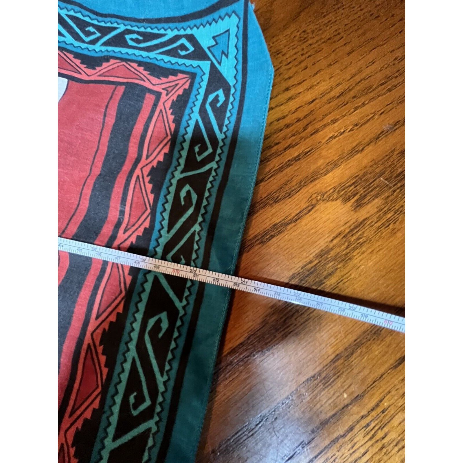 Vintage VTG Native Southwestern Native Pottery Bandana Handkerchief Size ONE SIZE - 4 Thumbnail