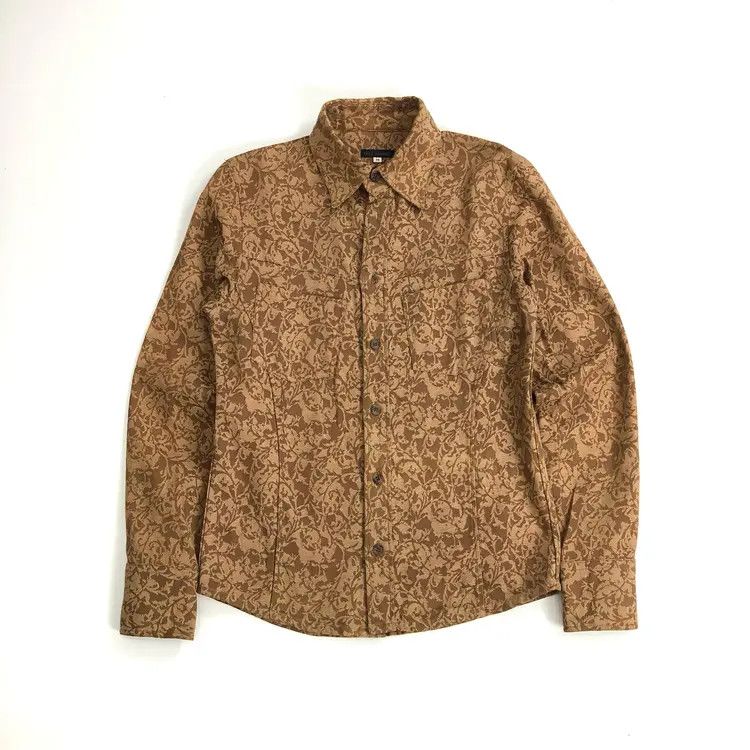 Issey Miyake Vintage Tete Homme Issey Miyake Floral Shirt Size US M / EU 48-50 / 2 - 1 Thumbnail