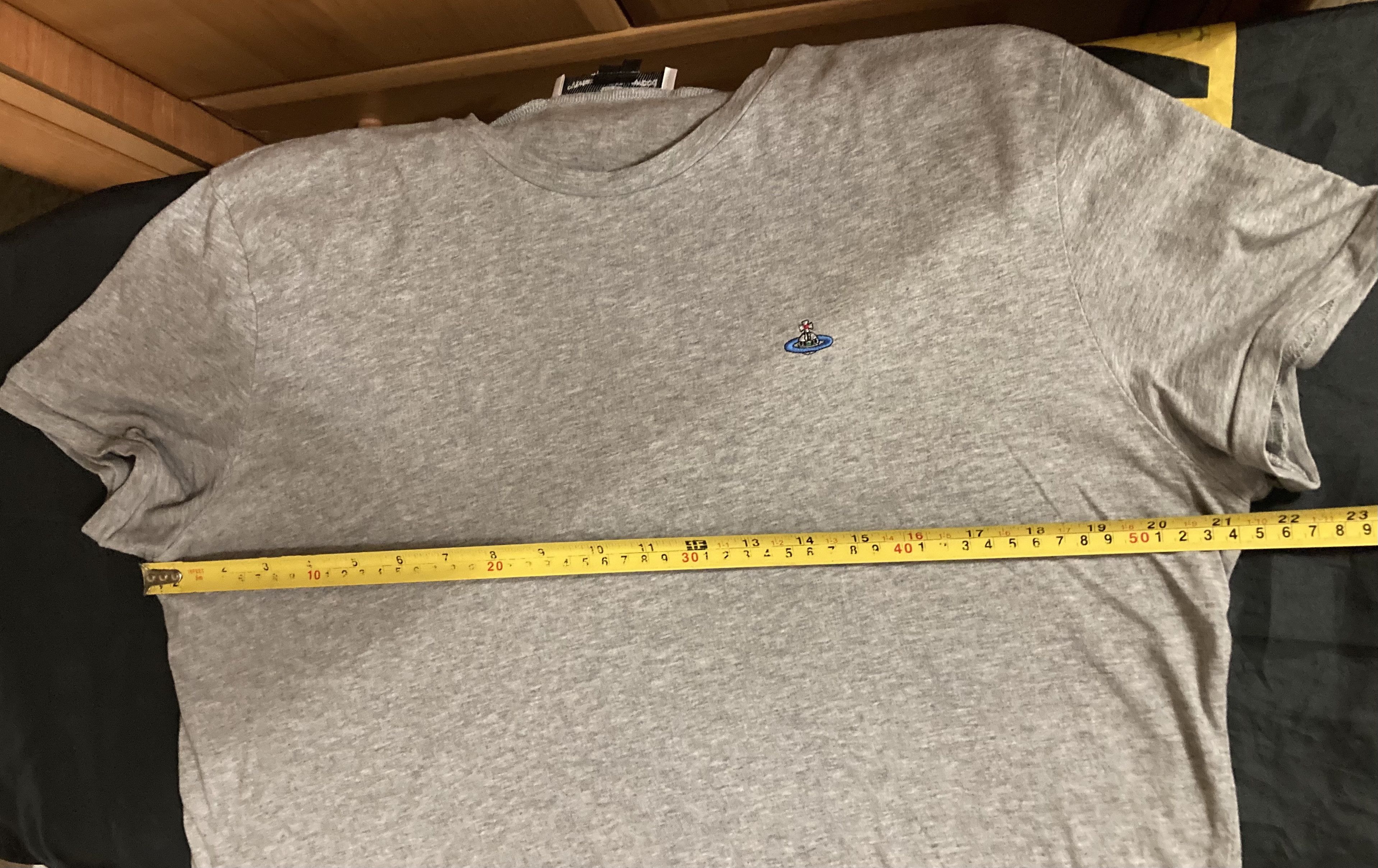 Vivienne Westwood Vivienne Westwood Embroidered orb logo Grey T-Shirt Size US L / EU 52-54 / 3 - 8 Thumbnail