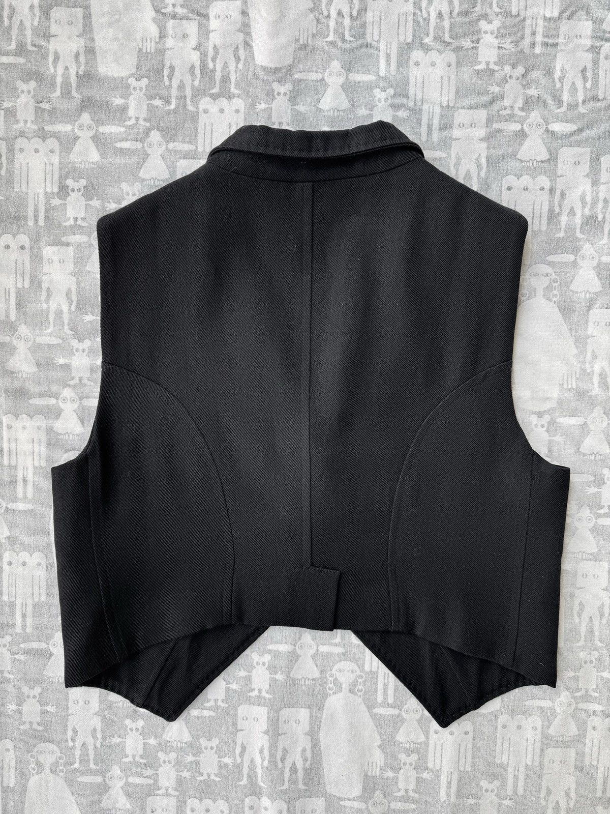 Ann Demeulemeester Ann Demeulemeester AW06 Cropped Peak Lapel Vest Size XS / US 0-2 / IT 36-38 - 5 Thumbnail