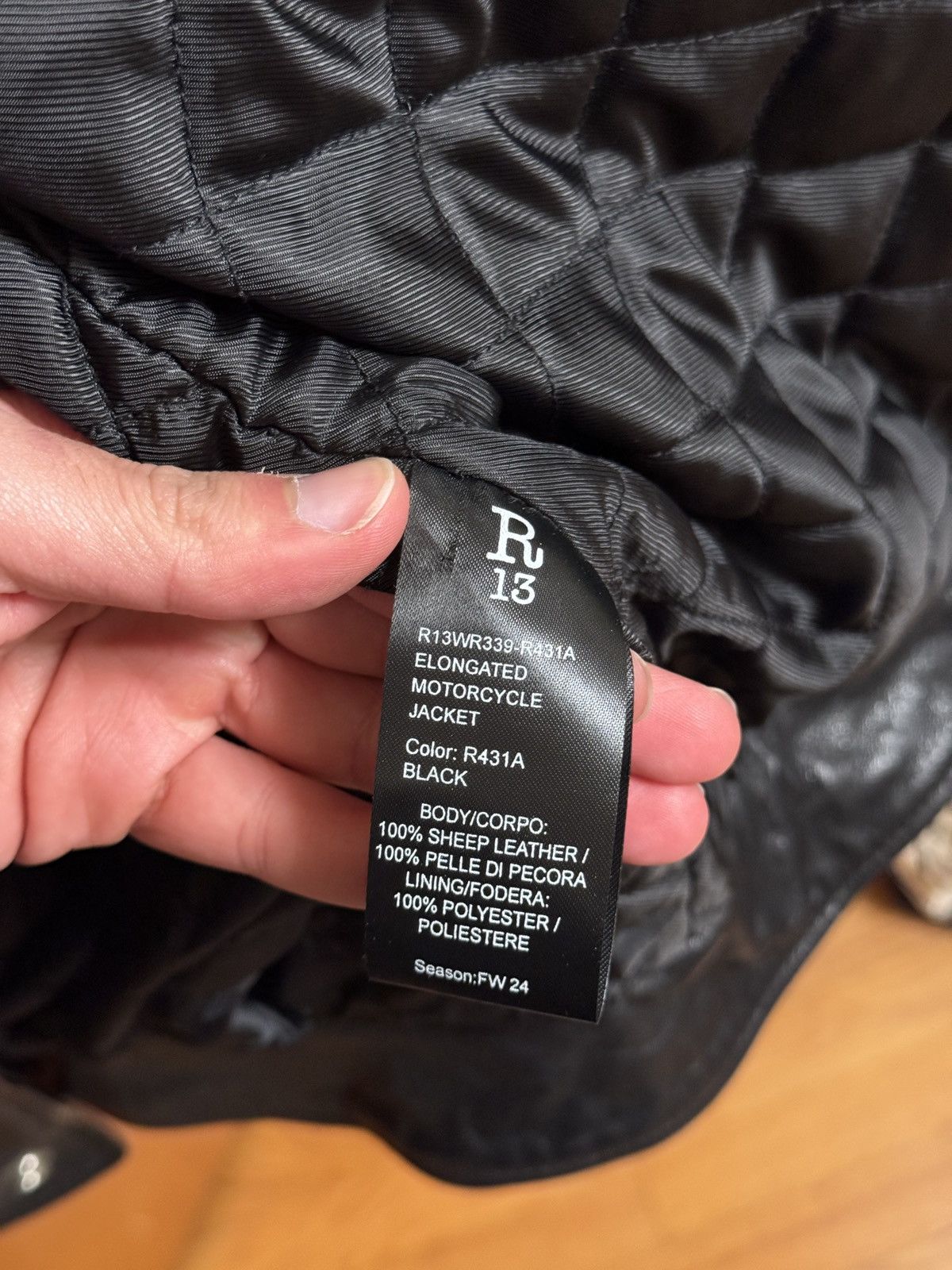 R13 R13 Elongated Motorcycle Jacket Size US L / EU 52-54 / 3 - 6 Thumbnail