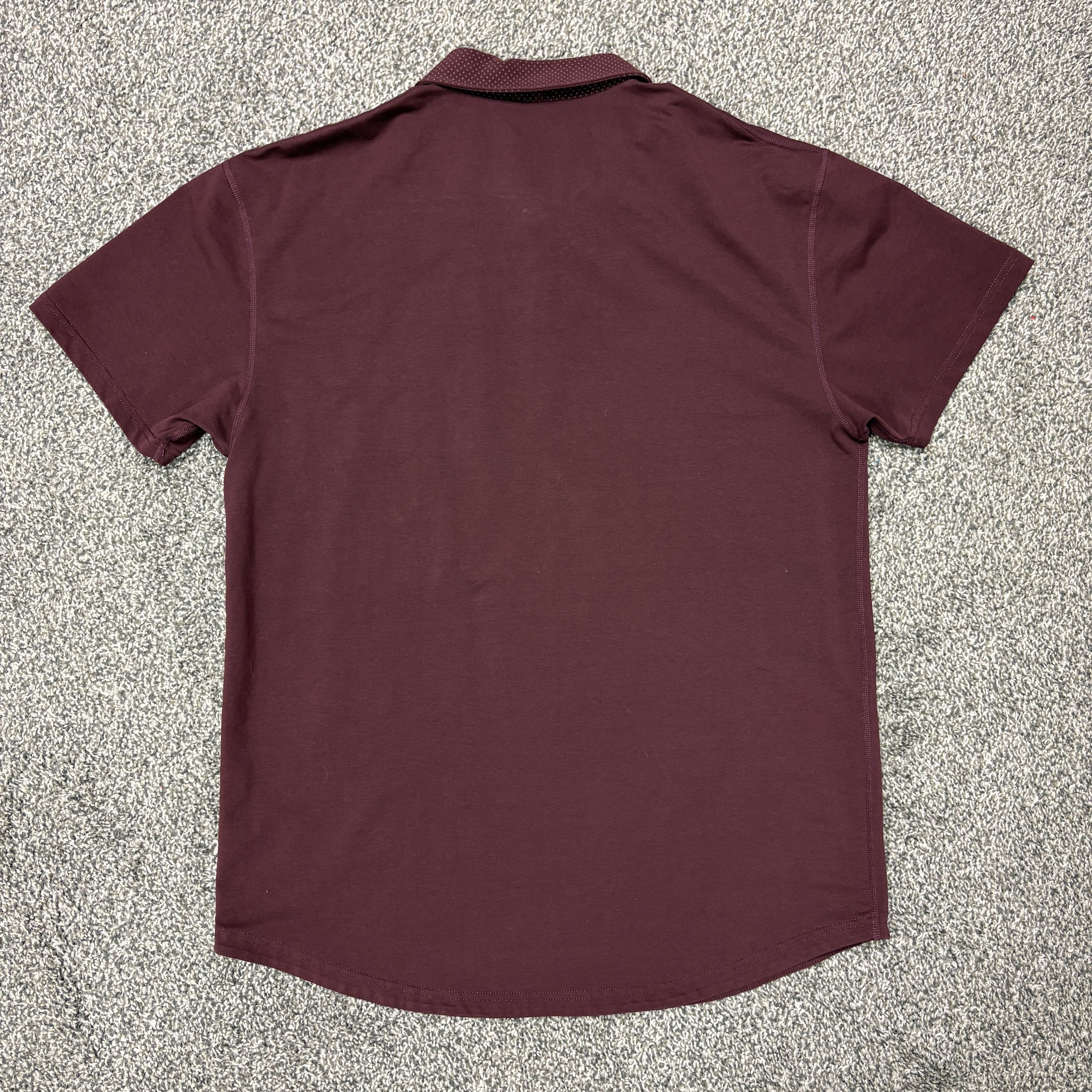 BYLT Premium Basics Bylt Drop Cut Lux Polo Maroon, Size XL Size US XL / EU 56 / 4 - 4 Thumbnail
