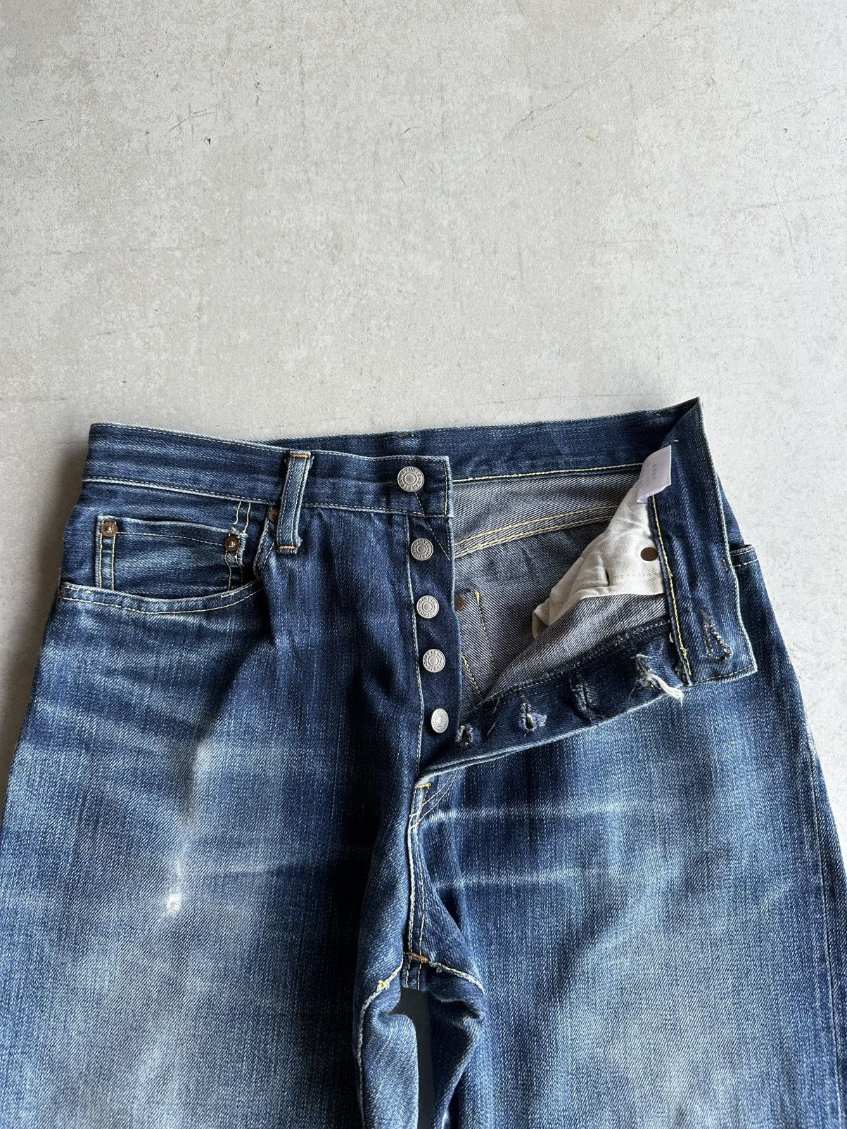 Studio D'Artisan SICKSS! Vintage STUDIO D ARTISAN Denim Lemon Stitch/Selvedge Size US 29 - 10 Thumbnail
