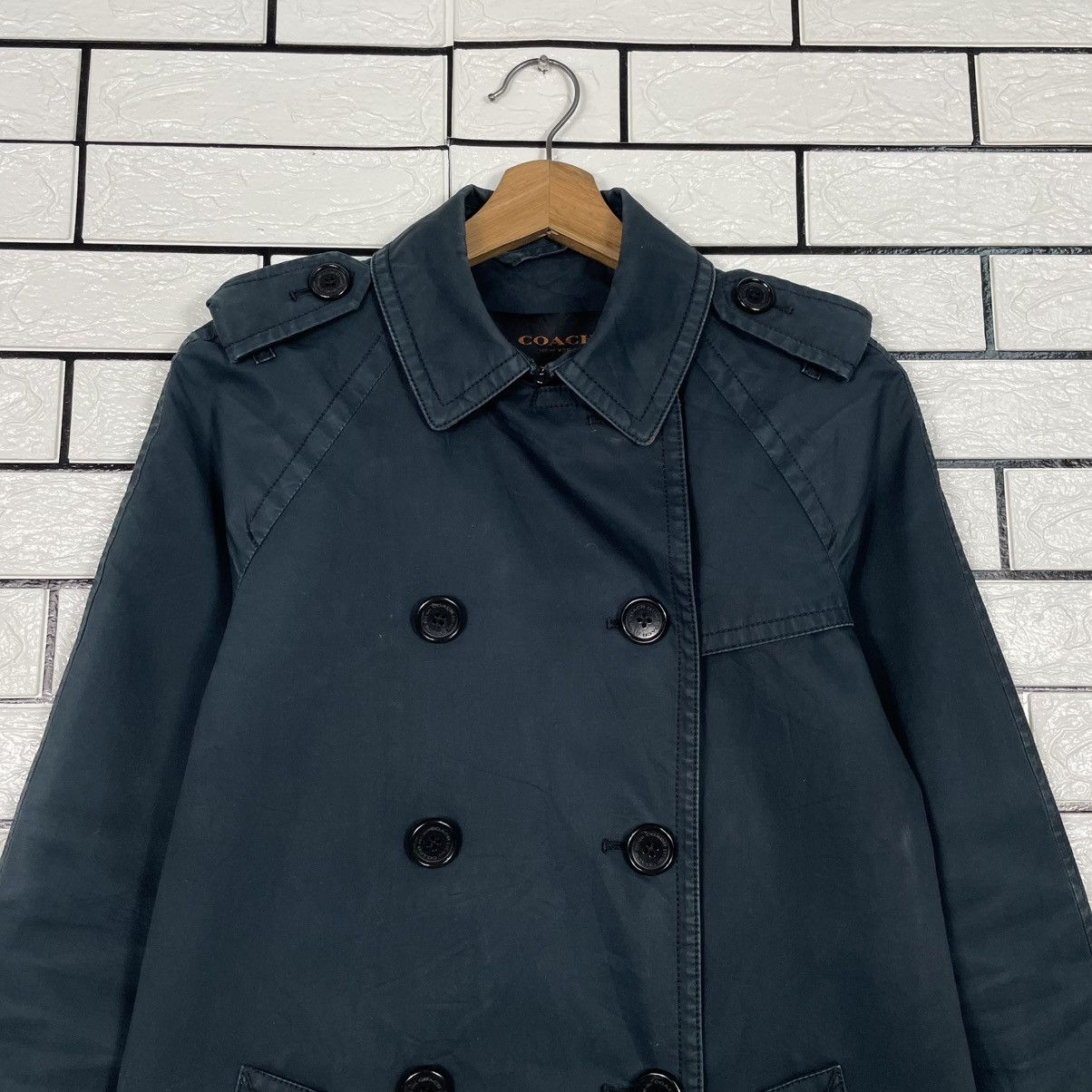 Coach Coach Double Breasted Trench Coat Size XS / US 0-2 / IT 36-38 - 2 Thumbnail