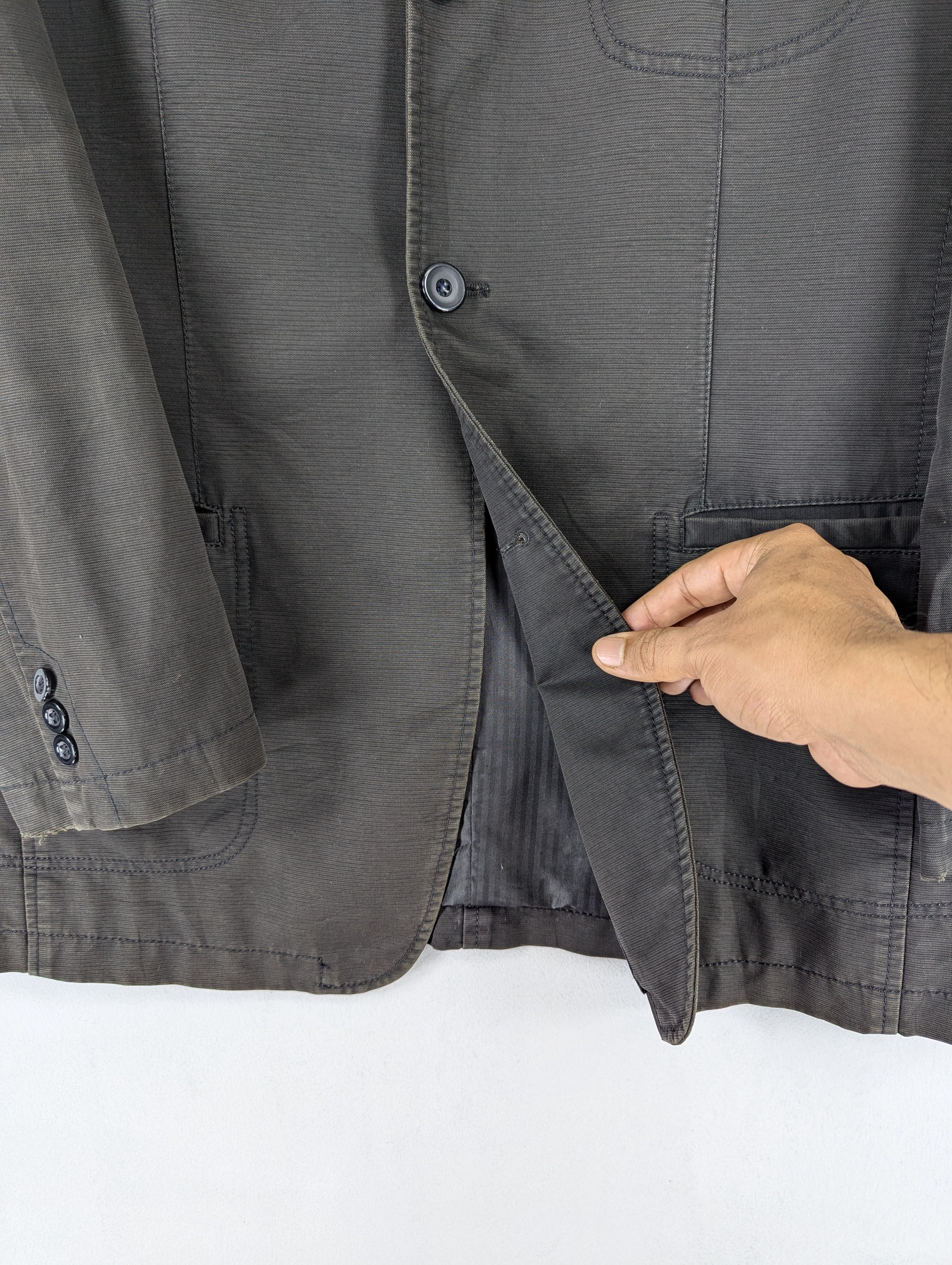 Ermenegildo Zegna Vintage Ermenegildo Zegna Paris Distressed Blazer Jacket Size US L / EU 52-54 / 3 - 5 Thumbnail