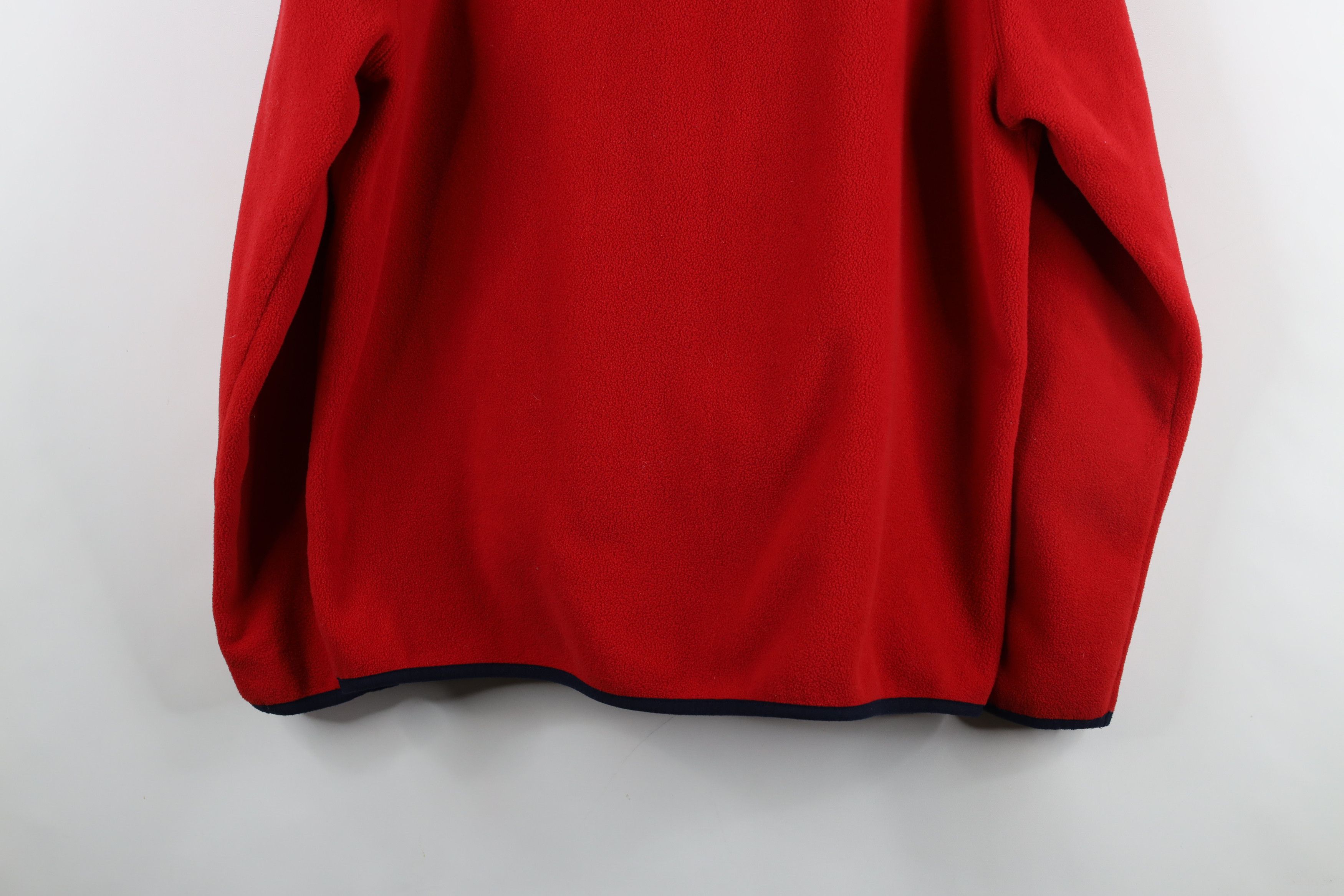 Nautica × Vintage Vintage 90s Nautica Spell Out Script Half Zip Fleece Sweater Size US M / EU 48-50 / 2 - 12 Thumbnail