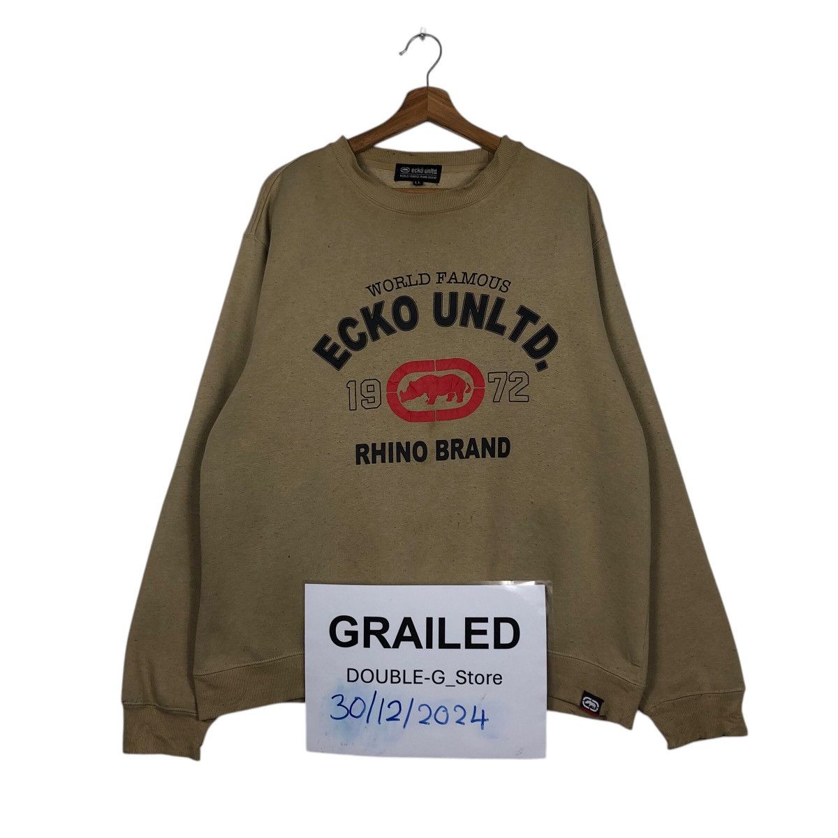 Ecko Unltd. × Vintage 📌Vintage Sweatshirt Ecko Untld Big Logo Over Print Size US L / EU 52-54 / 3 - 1 Thumbnail