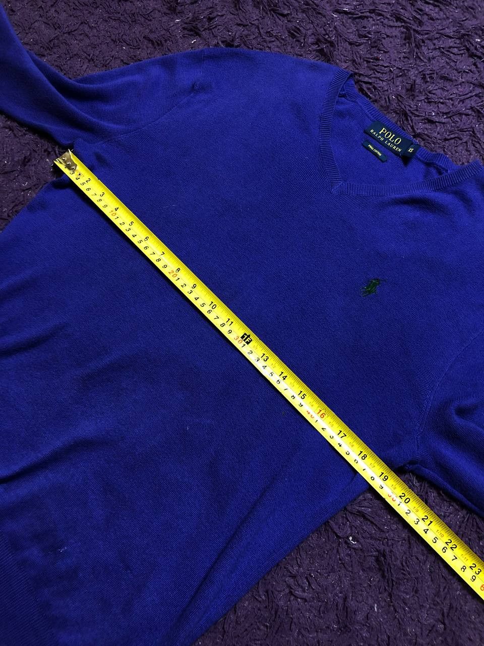 Polo Ralph Lauren Polo Ralph Lauren men's v-neck cotton sweater Size US XS / EU 42 / 0 - 7 Thumbnail