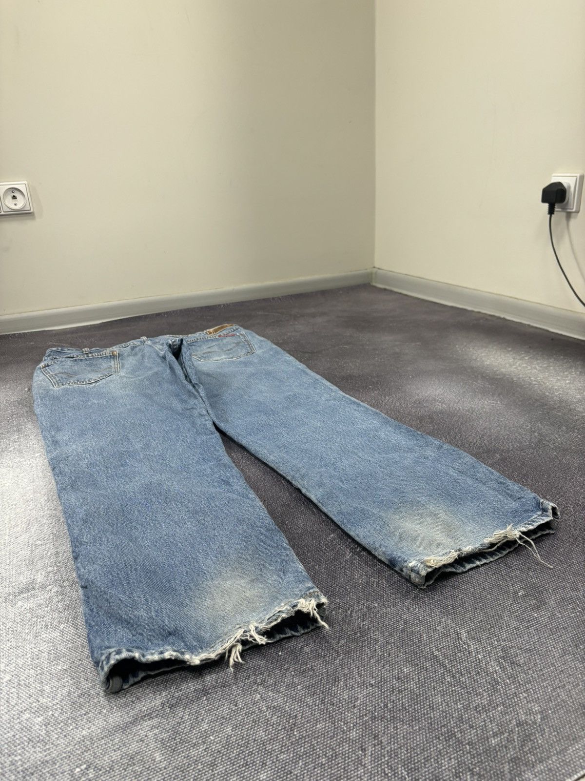 Dickies Vintage Dickies Y2K Faded Blue Denim Work Hype Baggy Jeans Size US 38 / EU 54 - 4 Thumbnail