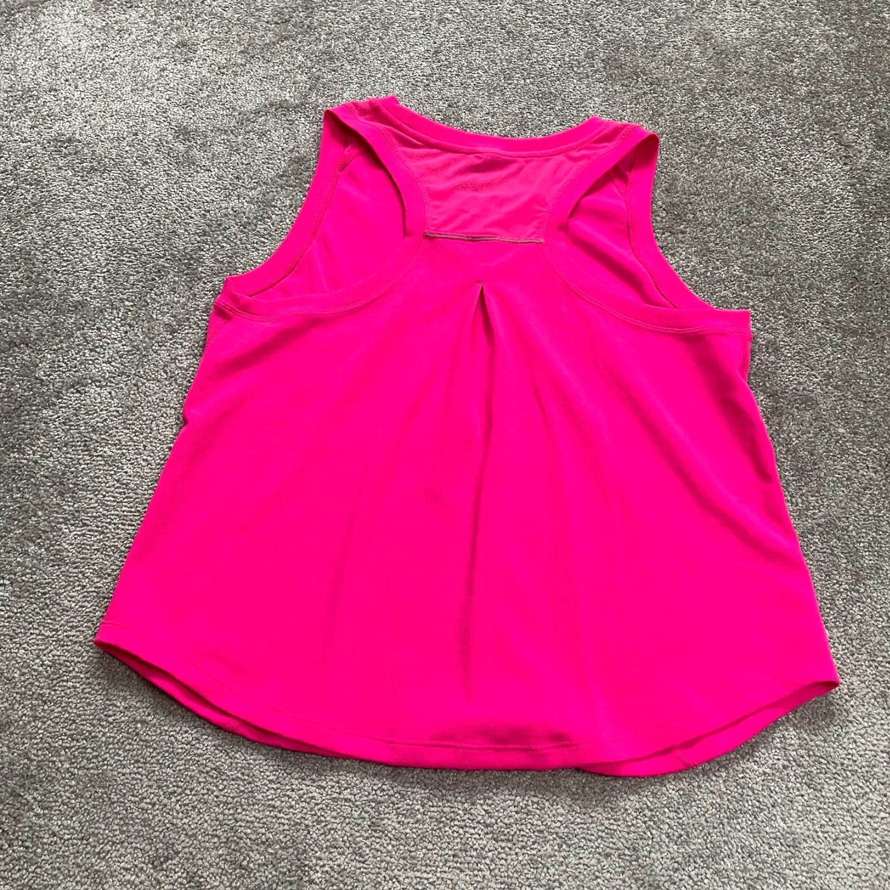 Pinko Unbranded Tank Women Large Pink Racerback Sleeveless Athletic Activewear Womens Size L / US 10 / IT 46 - 2 Thumbnail