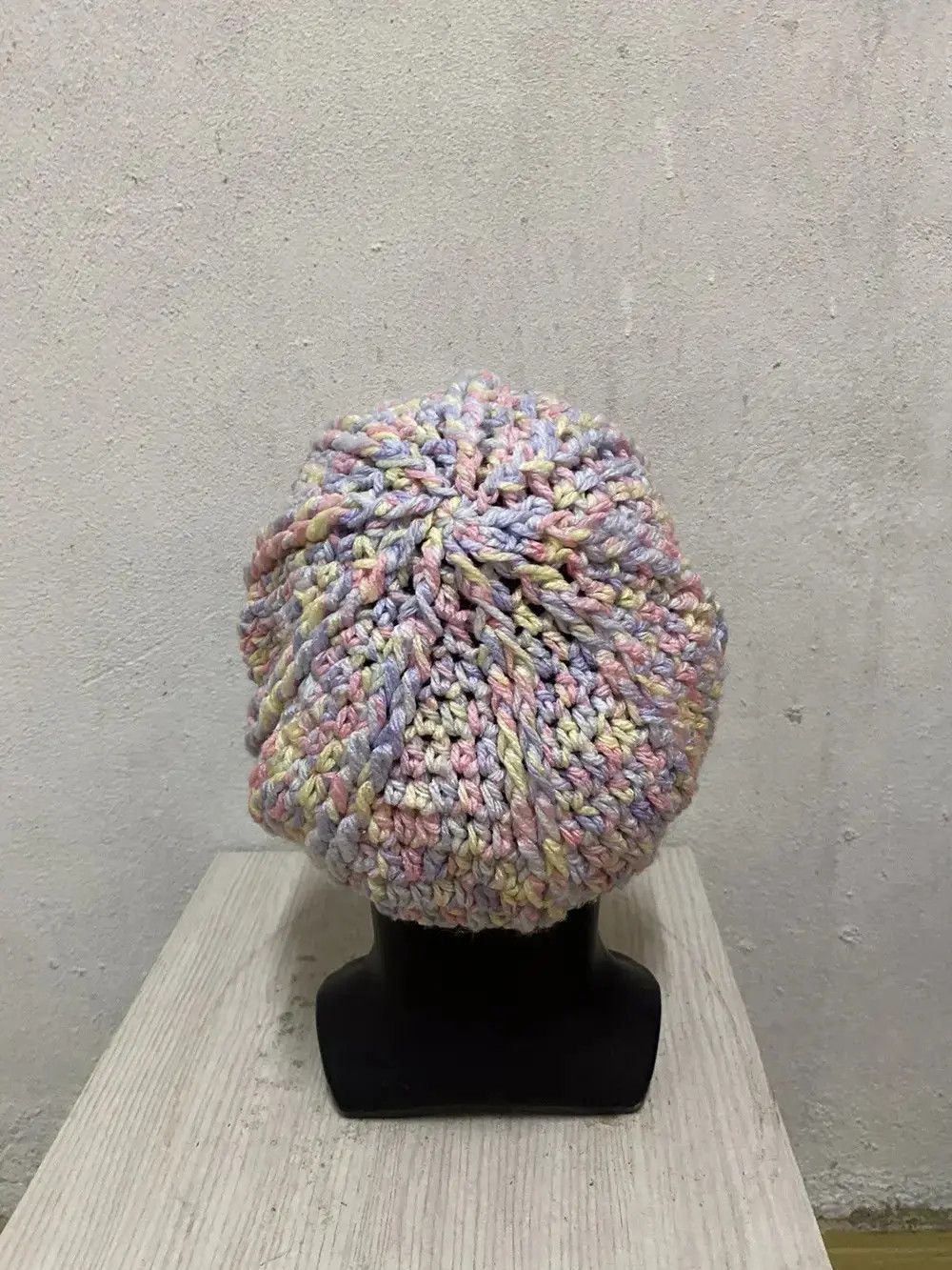 Japanese Brand Rare Crochet Design Knit Japanese Brand Beanie Hat Size ONE SIZE - 4 Thumbnail