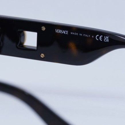 Versace Versace VE4459 108/87 Unisex Sunglasses Havana Rectangle Size ONE SIZE - 4 Thumbnail