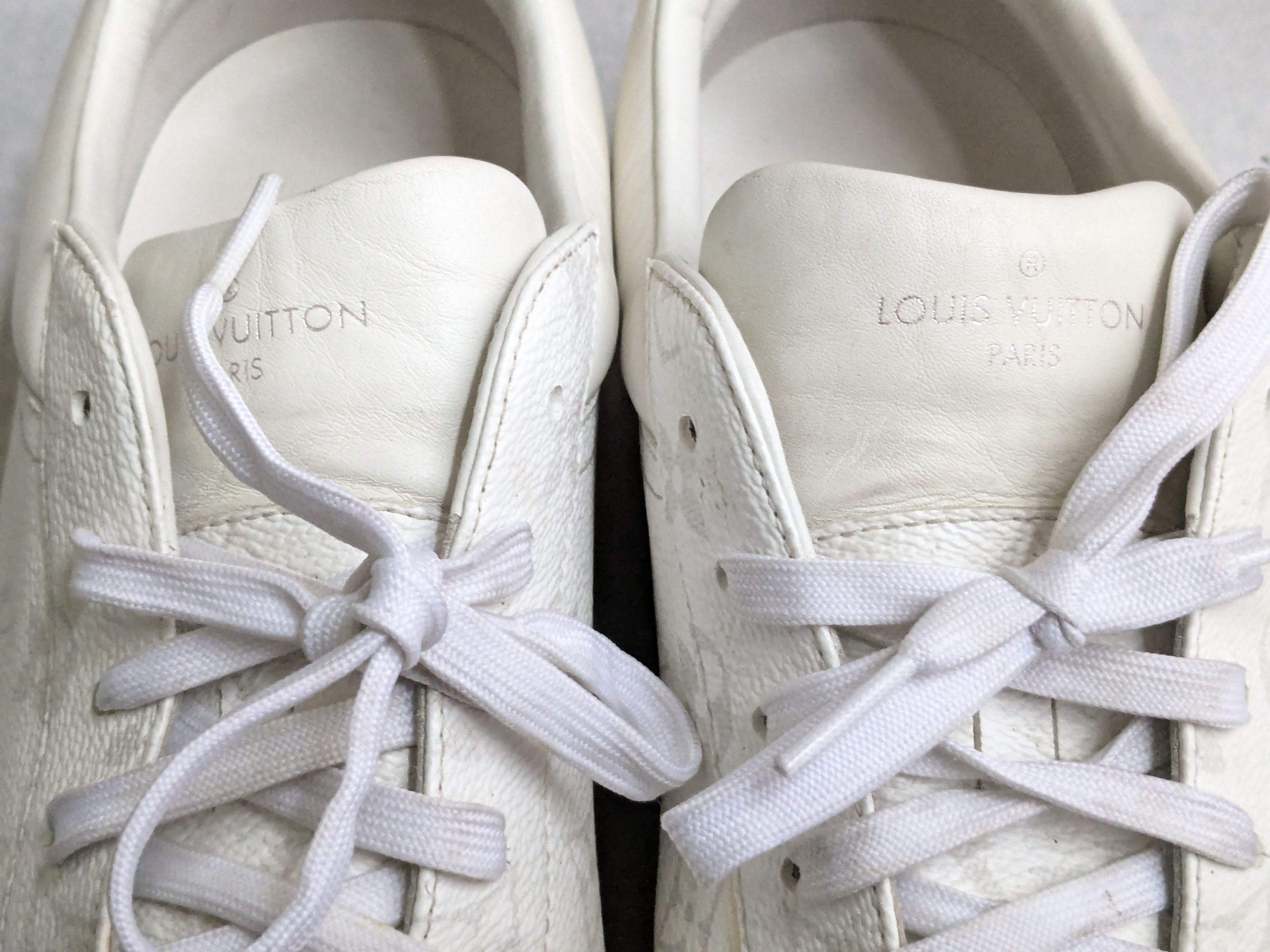 Louis Vuitton Louis Vuitton Sneakers White 11 Monogram Logo High Tops Size US 11 / EU 44 - 3 Thumbnail