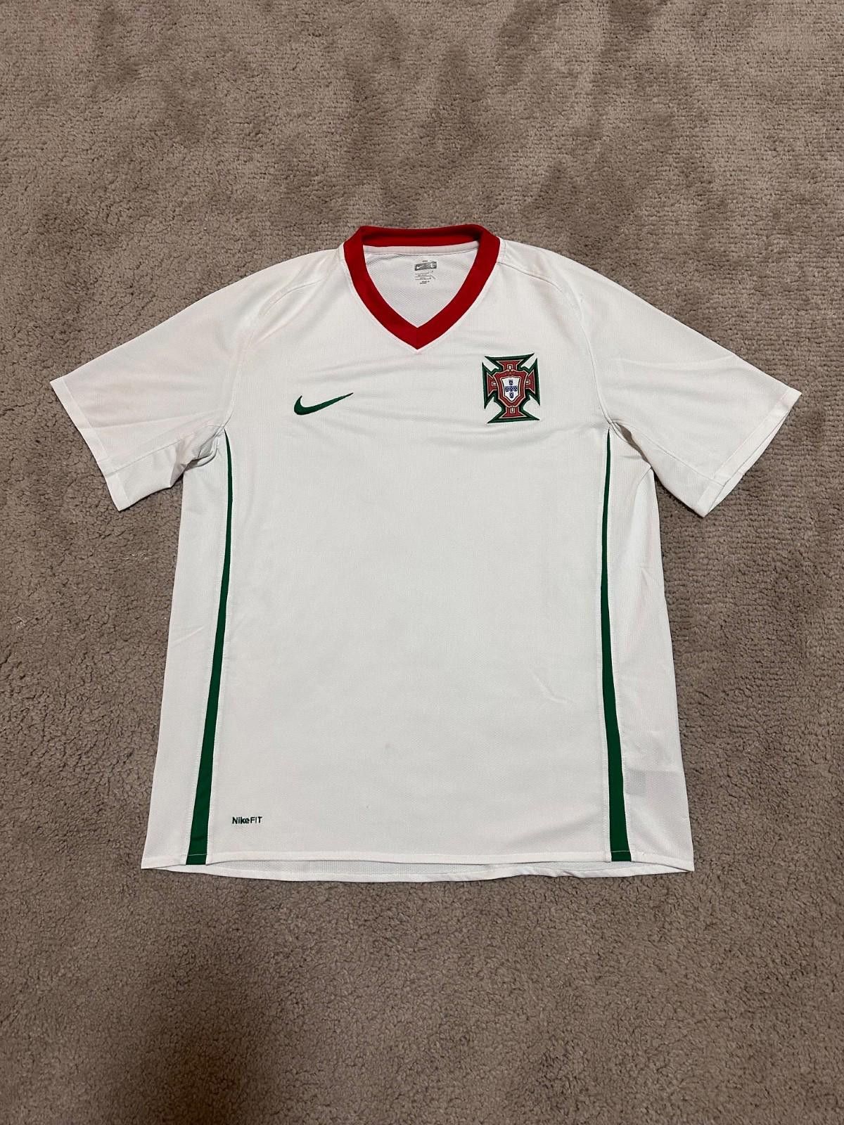 Nike Vintage Nike 2008-2009 Portugal National Team Soccer Jersey Size US L / EU 52-54 / 3 - 1 Thumbnail