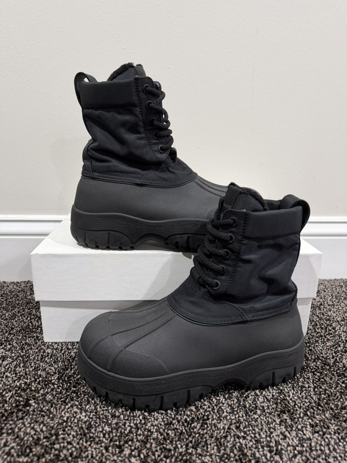 Celine Celine x Phoebe Philo Black Duck Boots Size US 6 / IT 36 - 1 Thumbnail