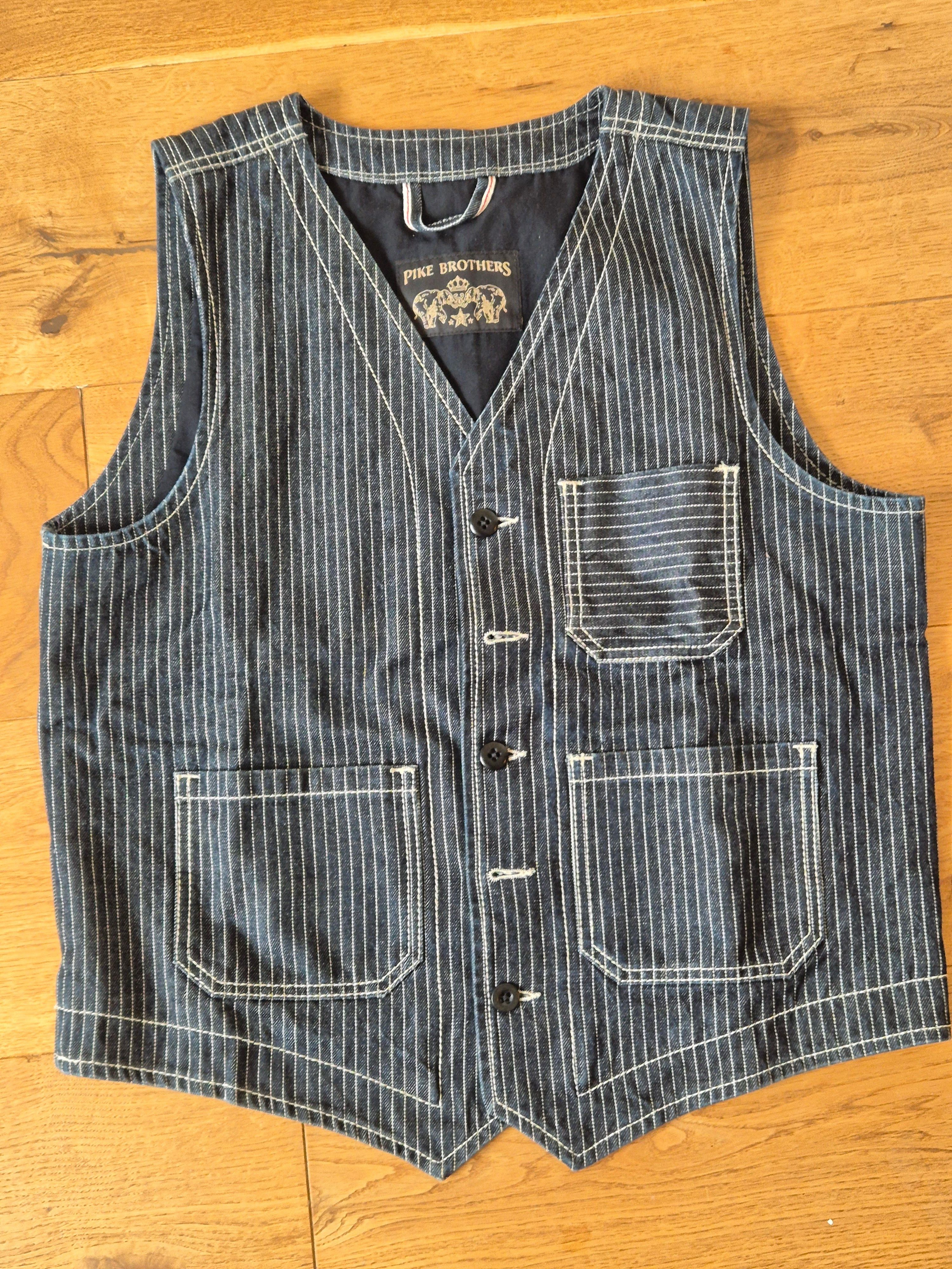 Pike Brothers Pike Brothers 1937 Roamer Vest Grey Wabash Size 44R - 1 Thumbnail