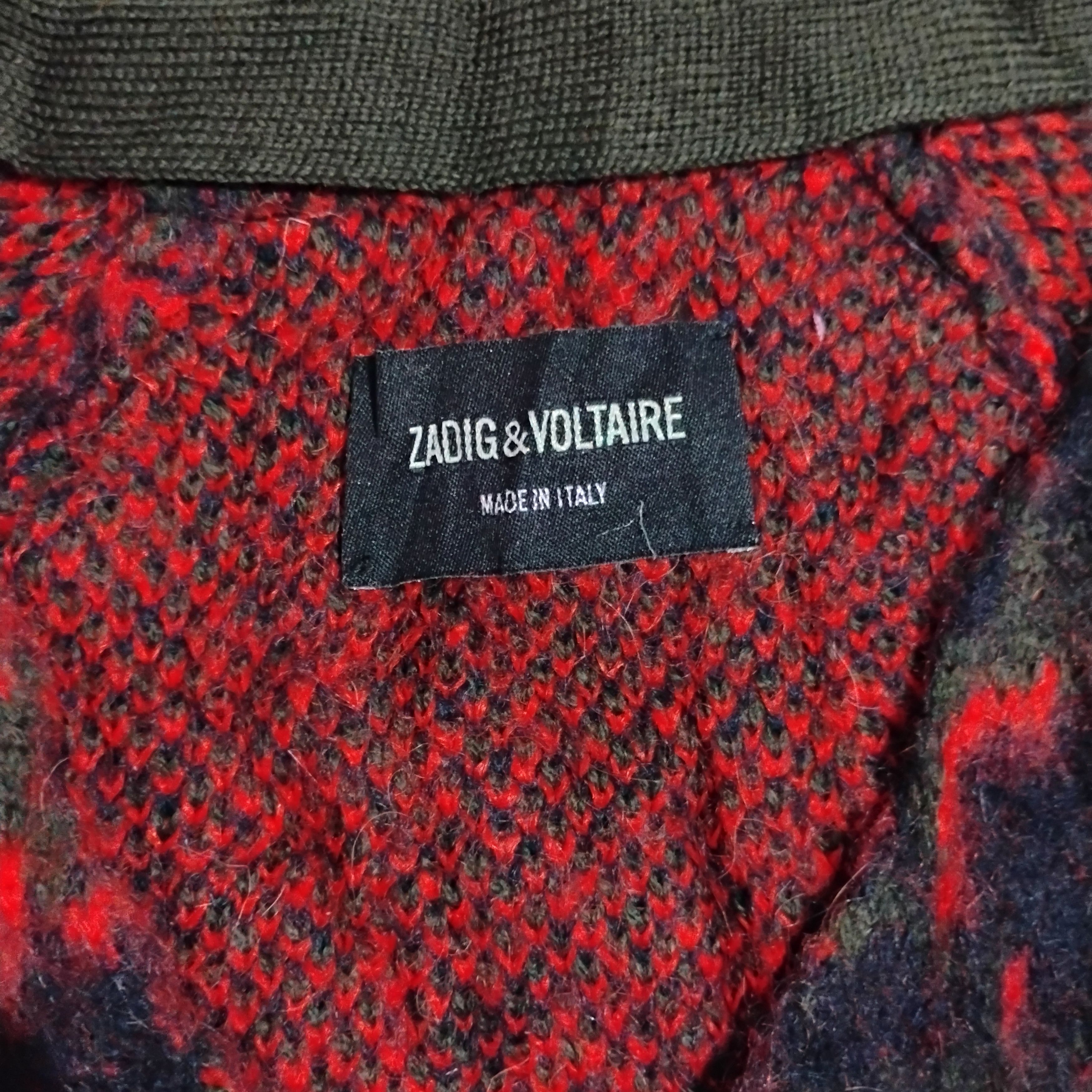 Zadig & Voltaire Zadig & Voltaire AWM River Sweater Leopard Wool Mohair Size S / US 4 / IT 40 - 4 Thumbnail