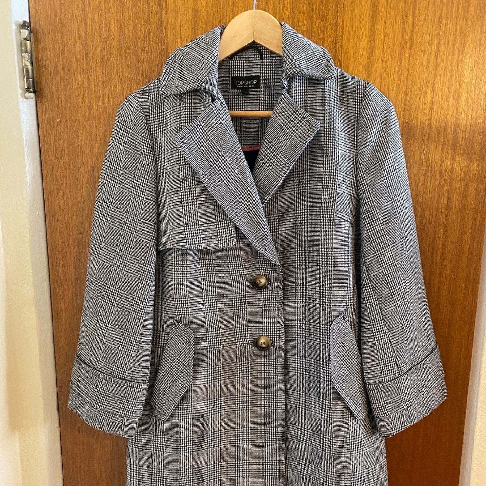 Topshop Topshop Women's Pea Coat - 6 Size M / US 6-8 / IT 42-44 - 1 Thumbnail