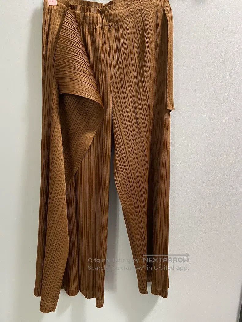 Issey Miyake Issey Miyake Brown Trousers Size 25" / US 0 / IT 36 - 2 Thumbnail